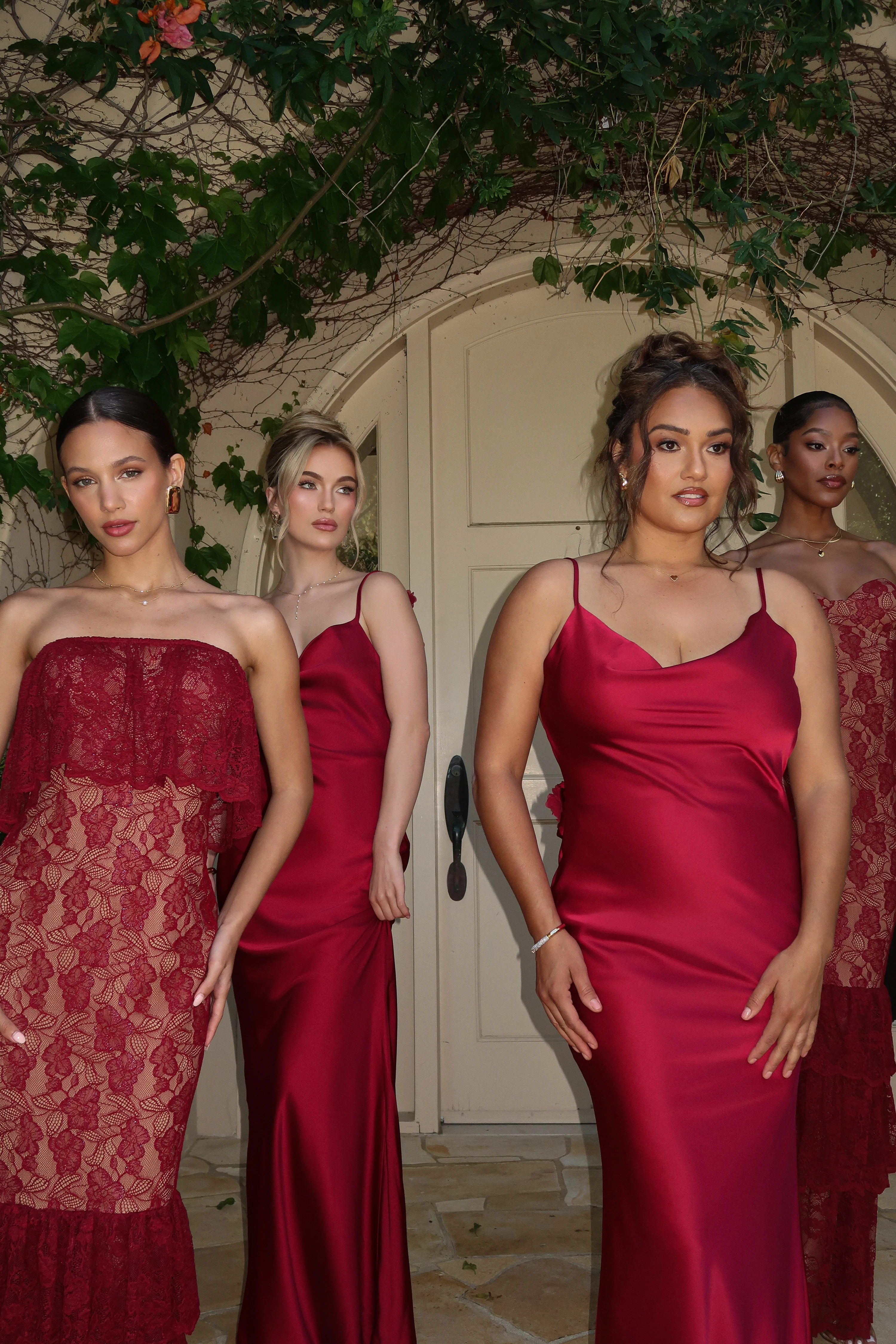 Red Fairytale Ending Lace Maxi Dress - Image 7