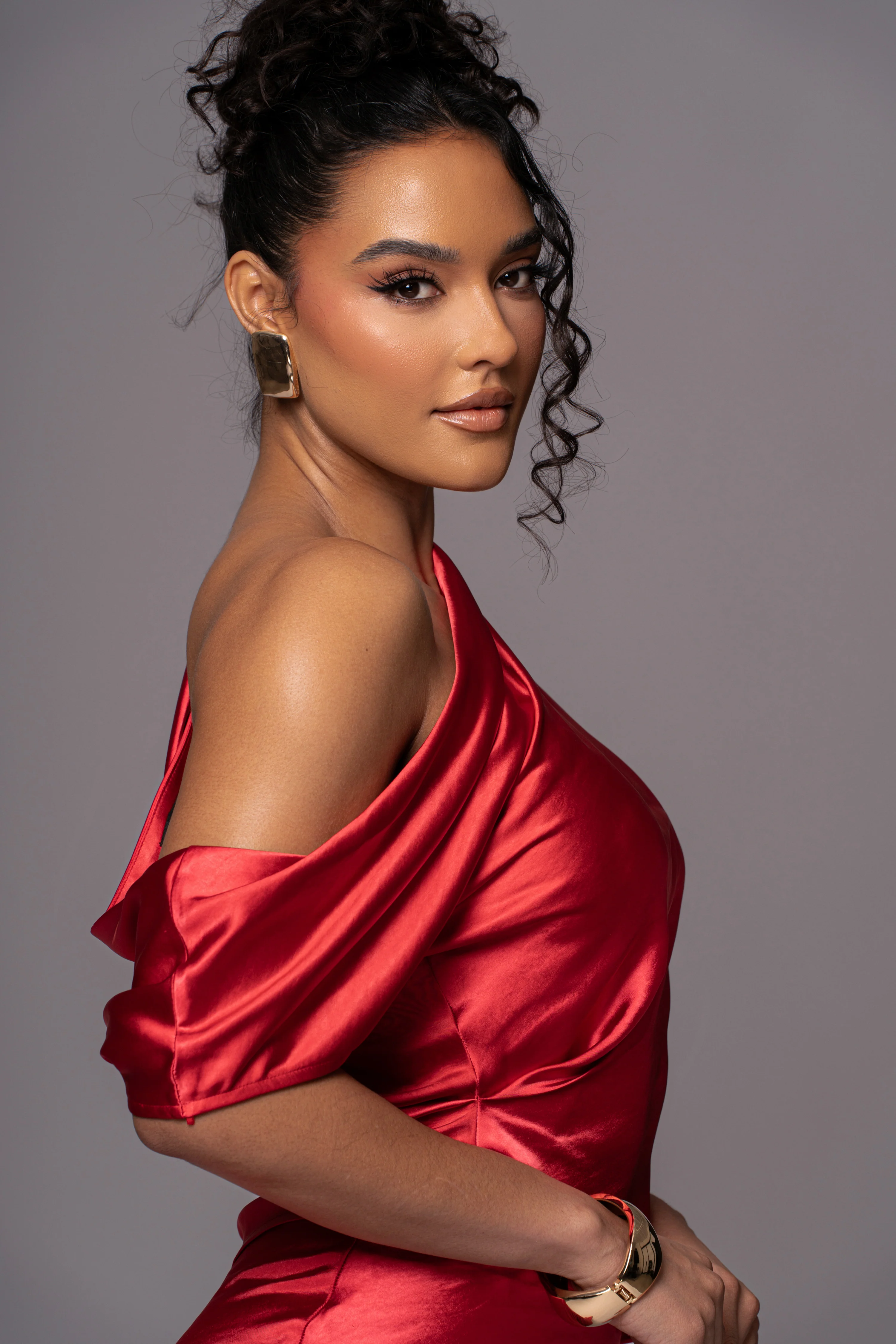 Red Rosi Asymmetrical Top - Image 12