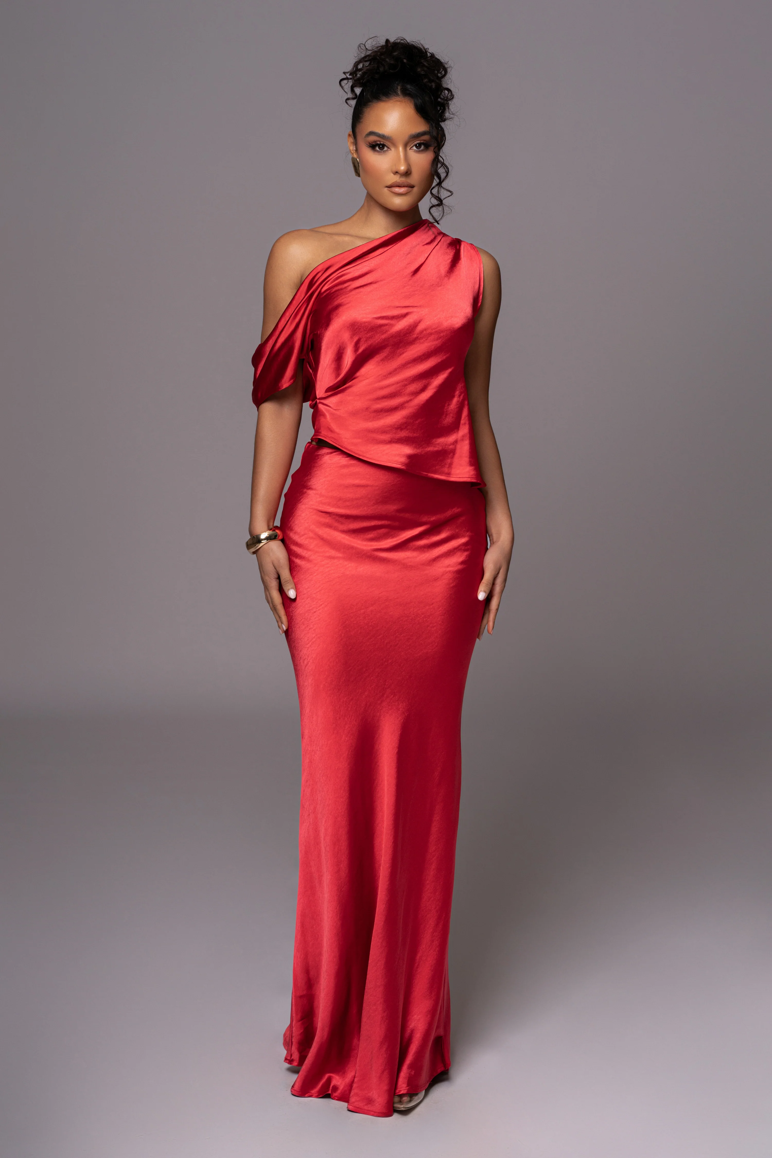 Red Rosi Asymmetrical Top - Image 6
