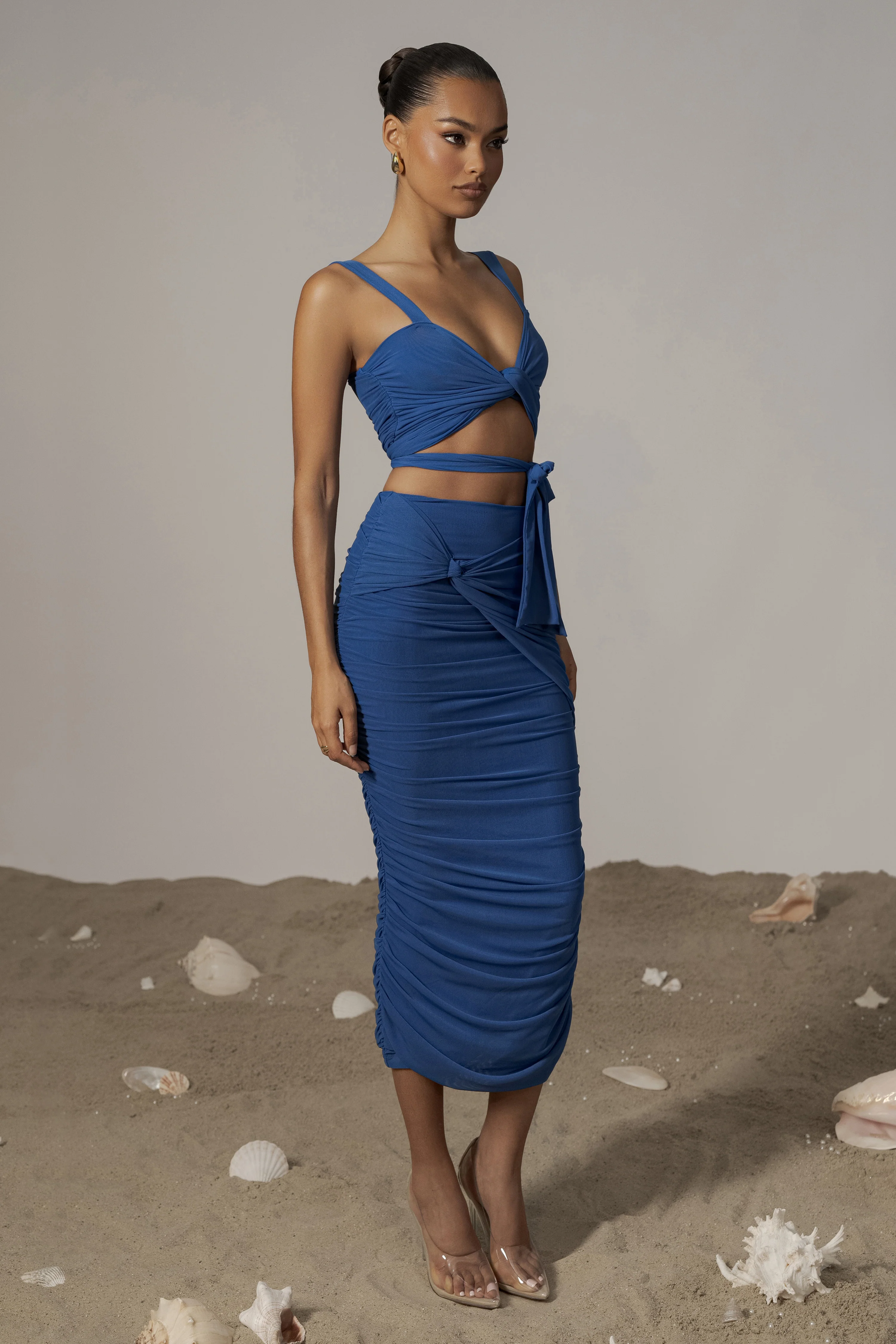 Royal Blue Extend Your Stay Skirt Set - Image 10