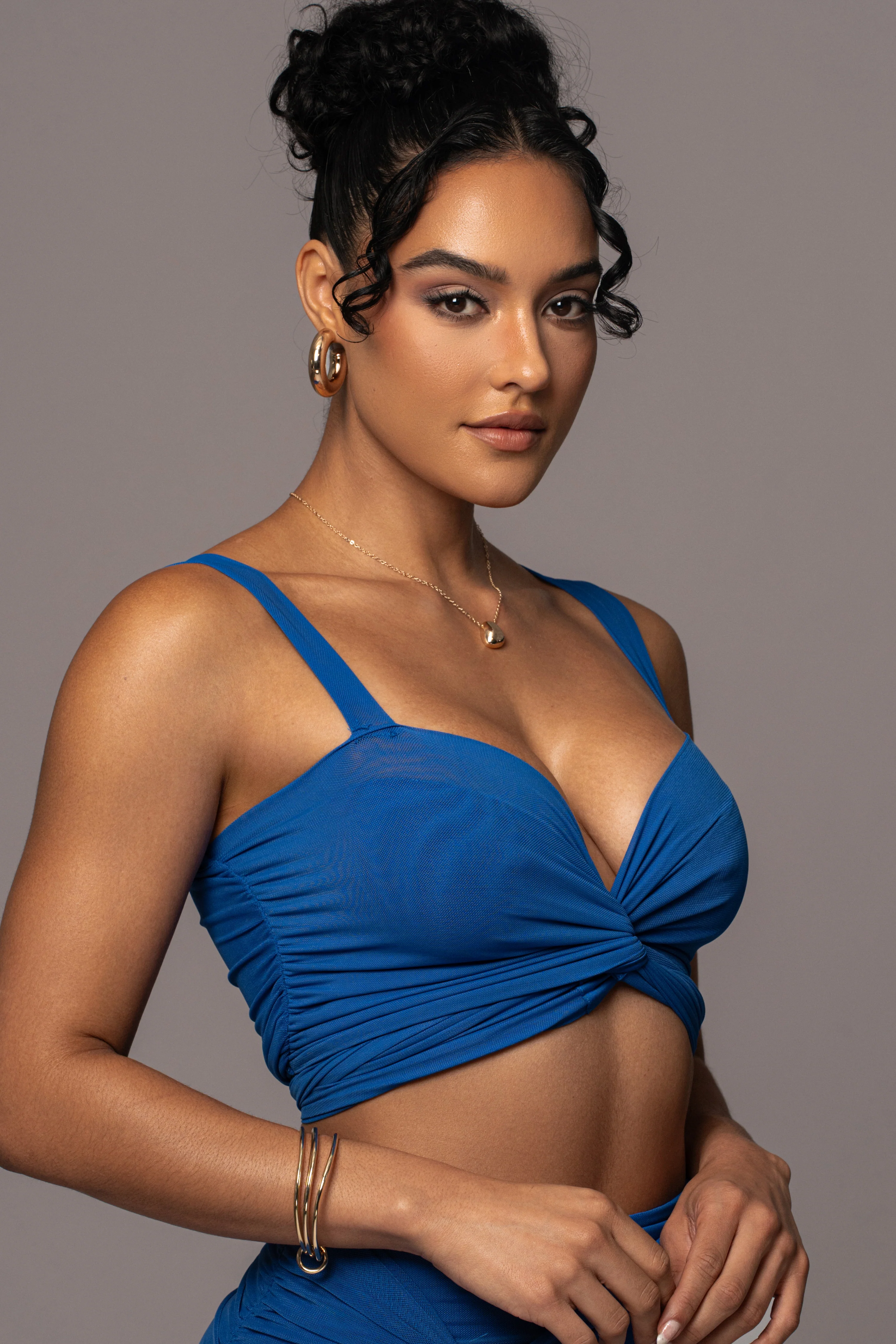 Royal Blue Extend Your Stay Skirt Set - Image 11