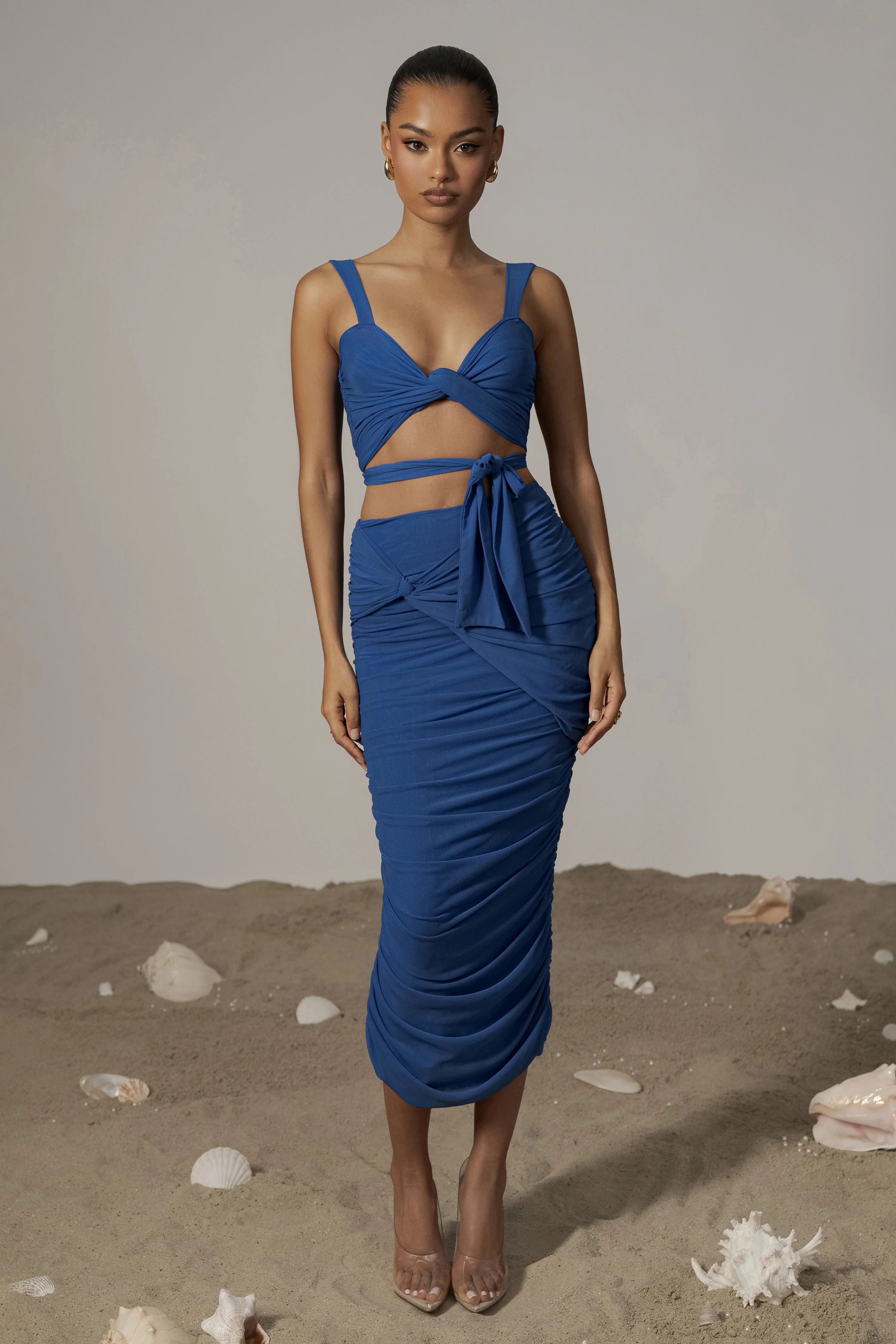 Royal Blue Extend Your Stay Skirt Set - Image 5