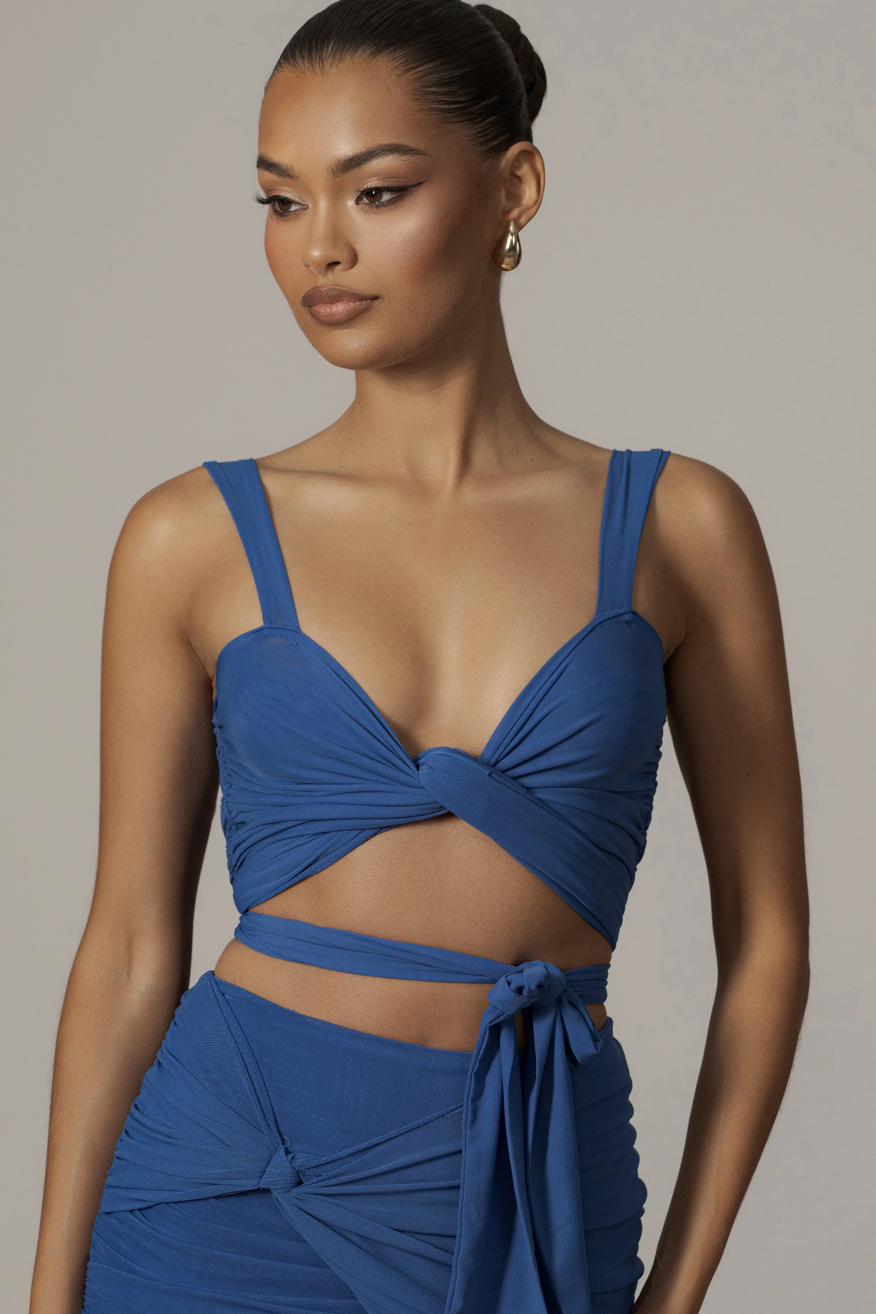 Royal Blue Extend Your Stay Skirt Set - Image 6