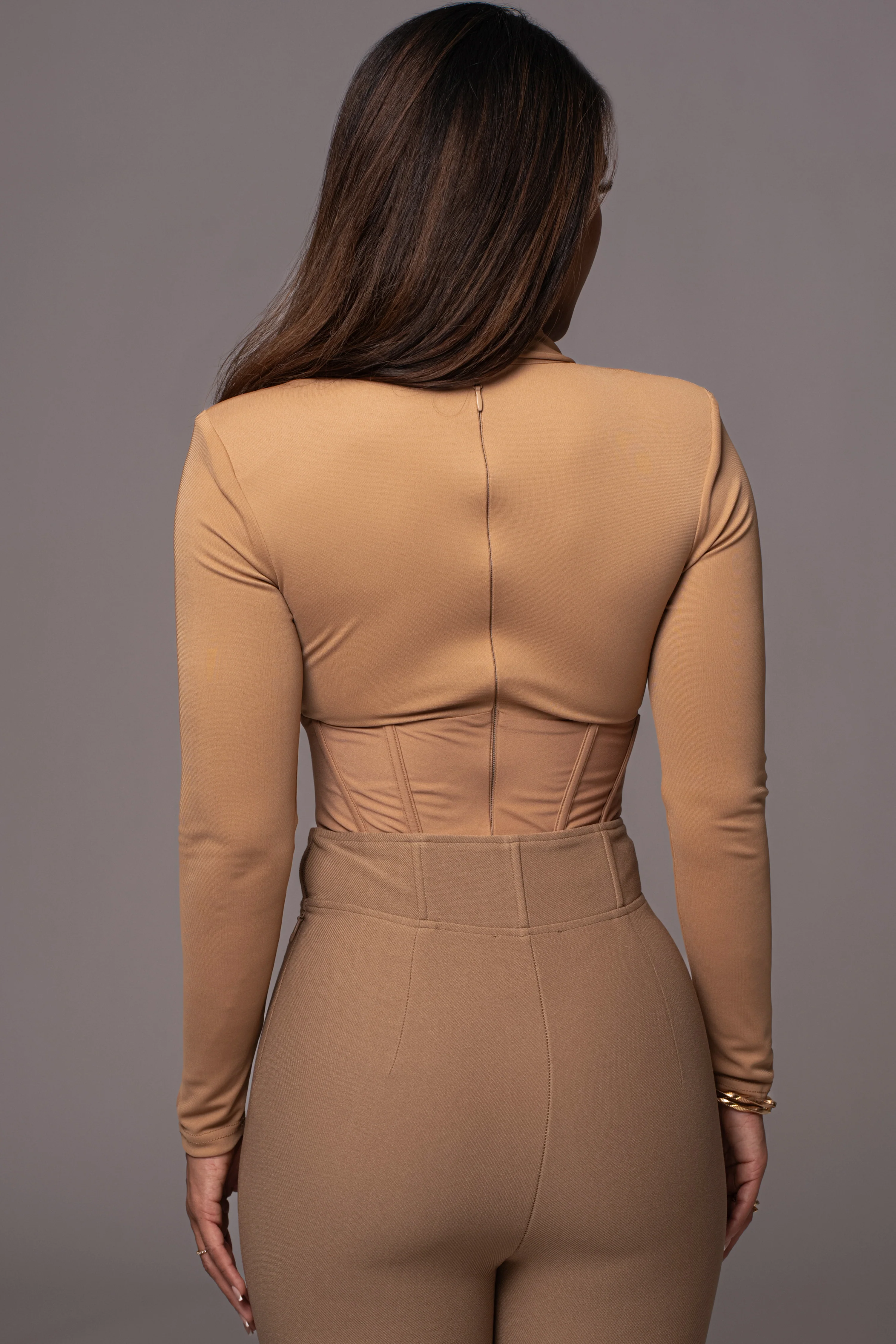 Sand Ultra High Waist Skinny Pants - Image 5