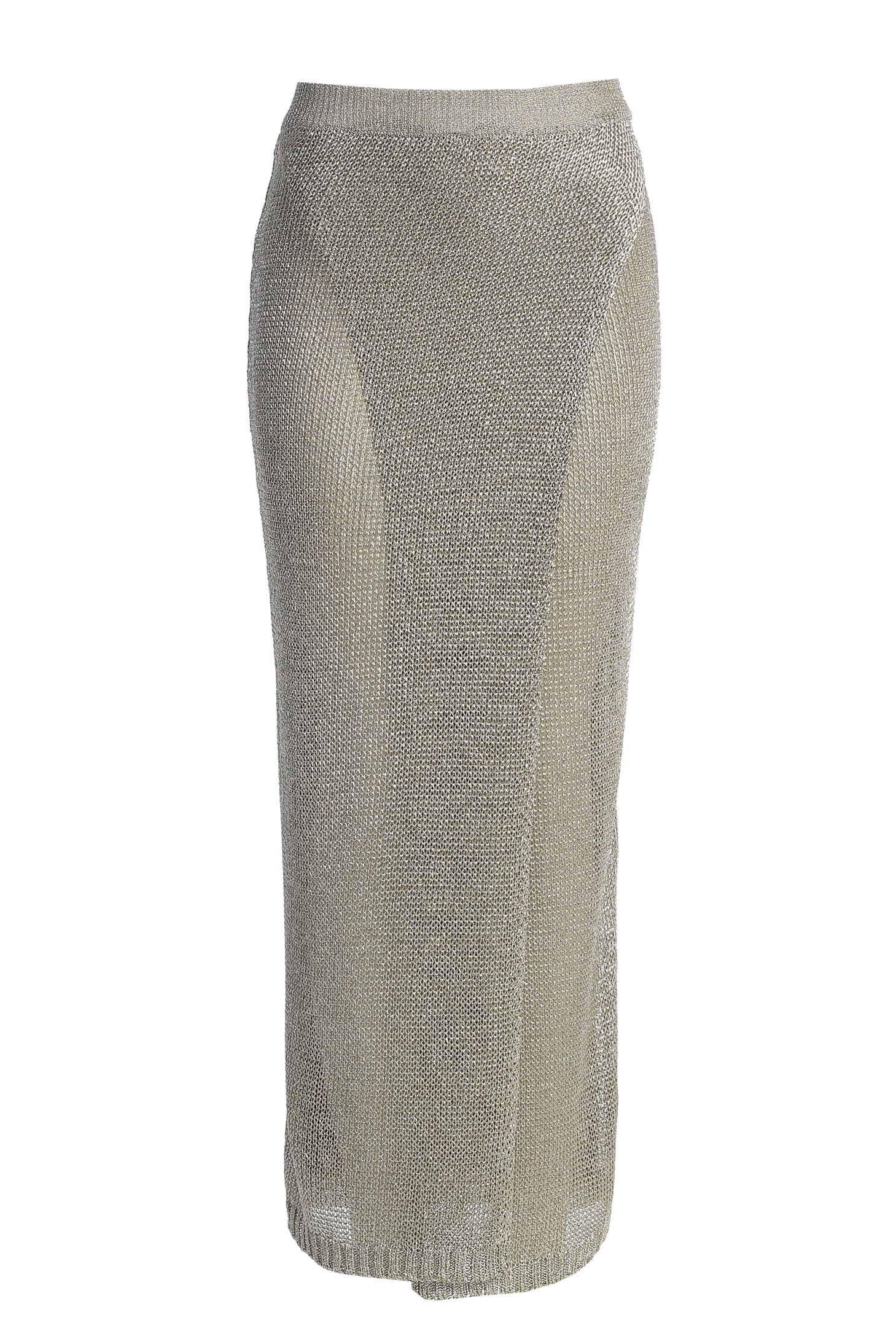 Silver Anais Maxi Slit Skirt - Image 2