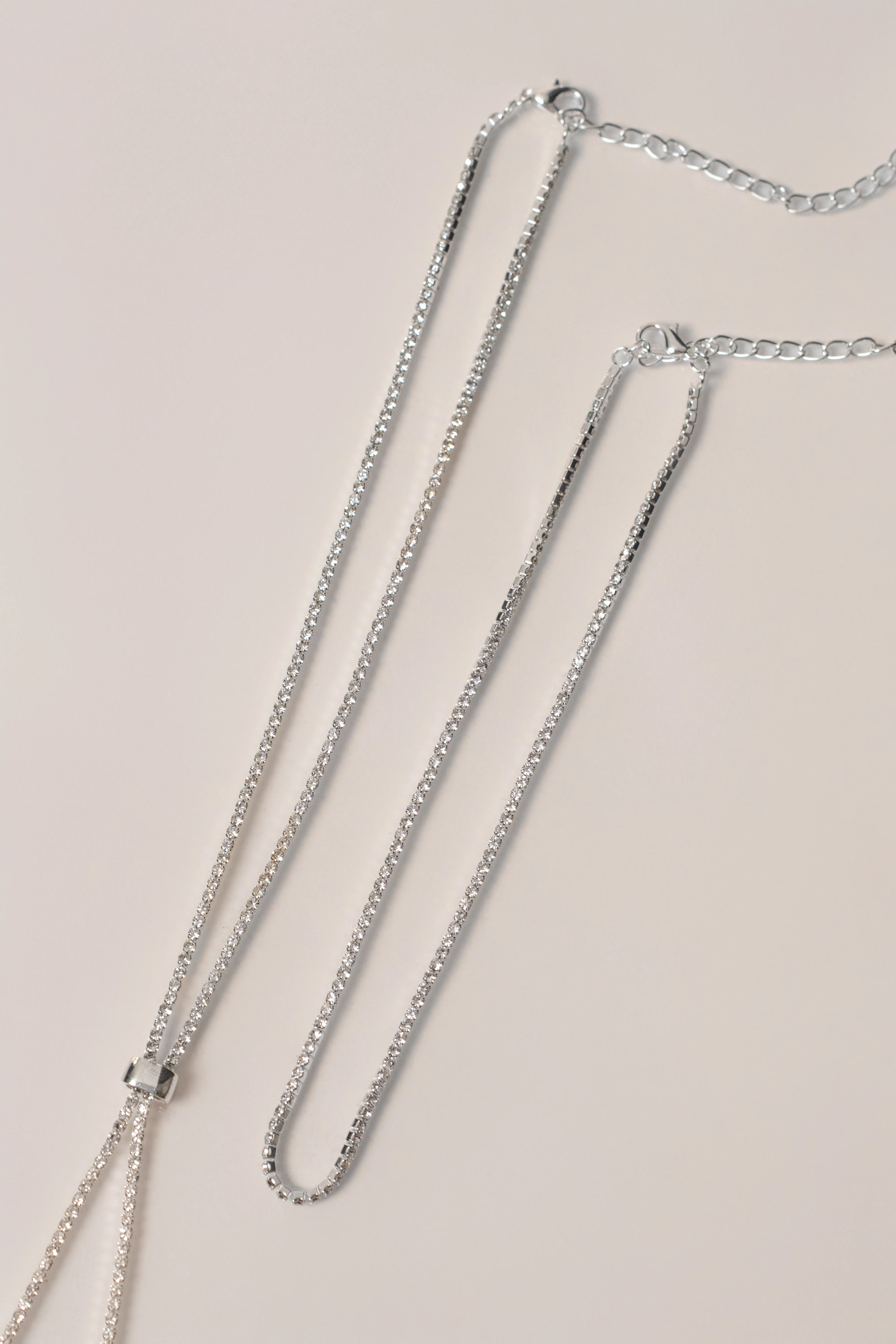 Silver  Arie Layered Necklace - Image 3