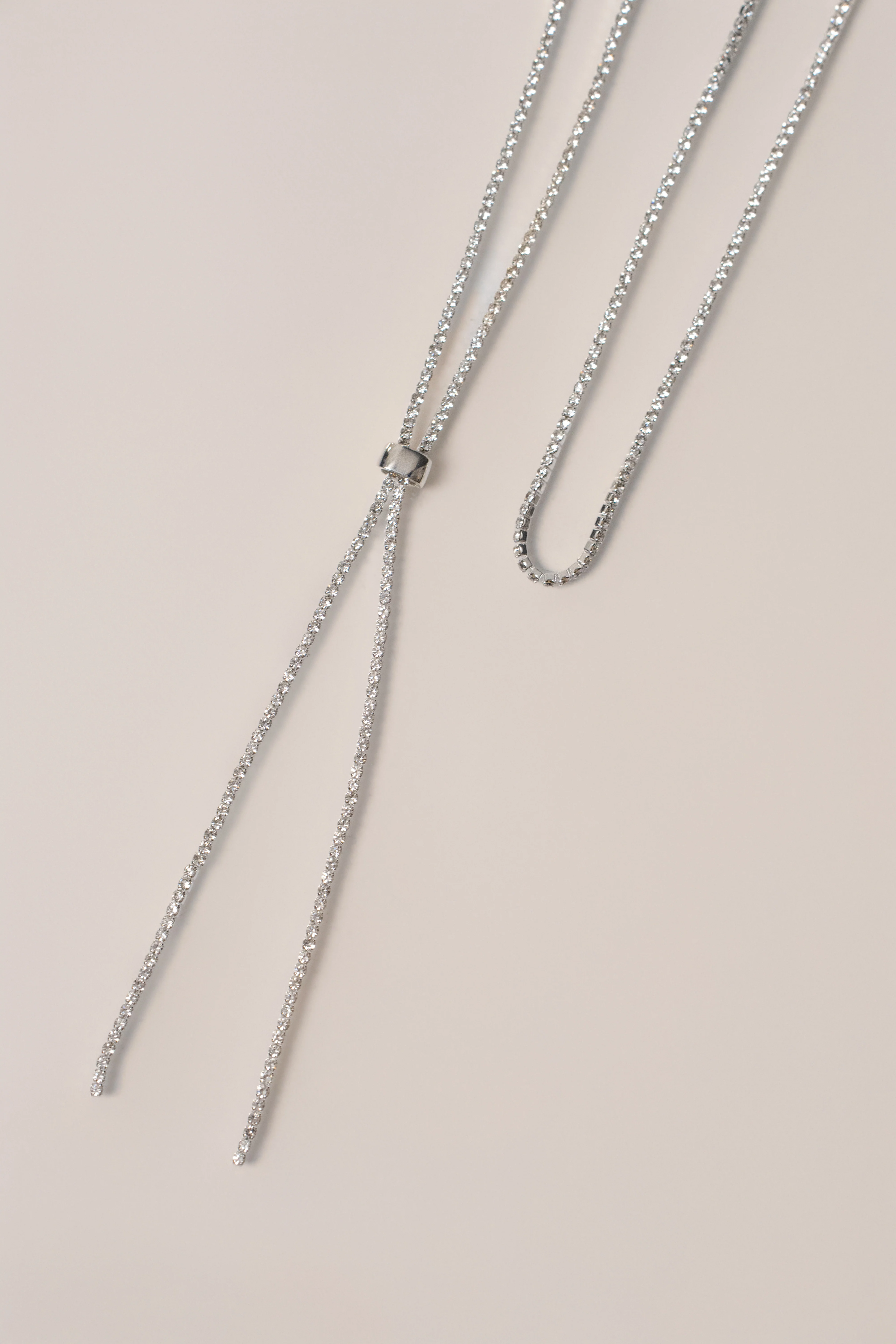 Silver  Arie Layered Necklace - Image 4