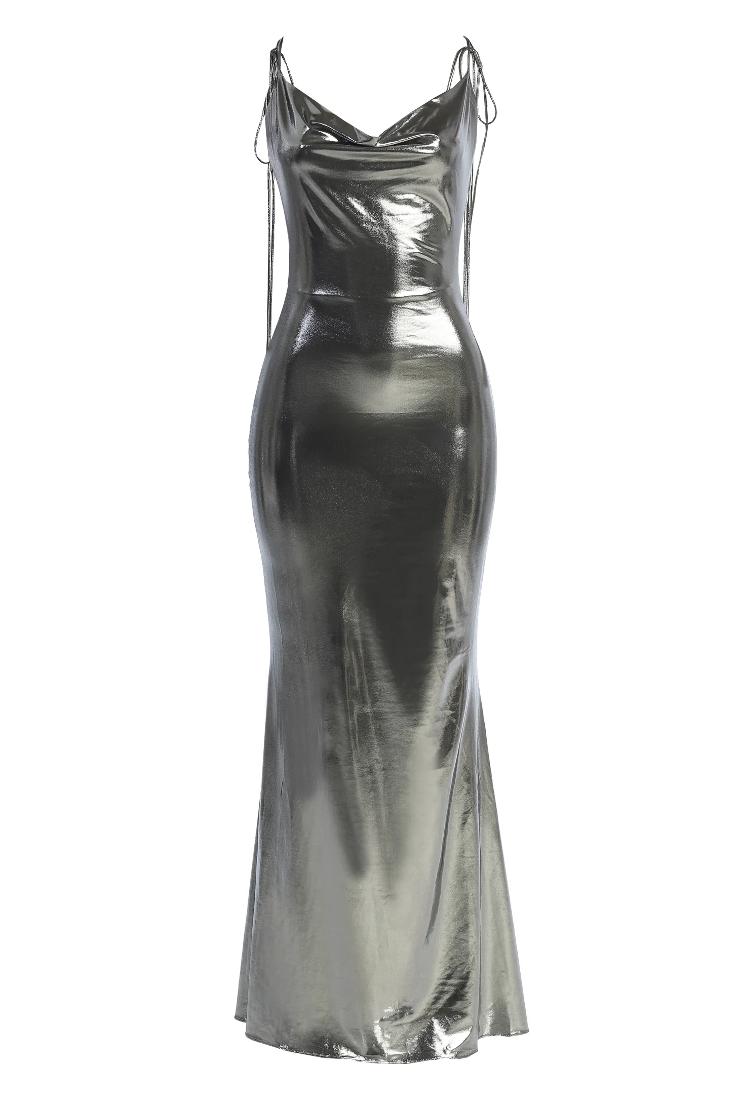 Silver Heart of Gold Maxi Dress - Image 3