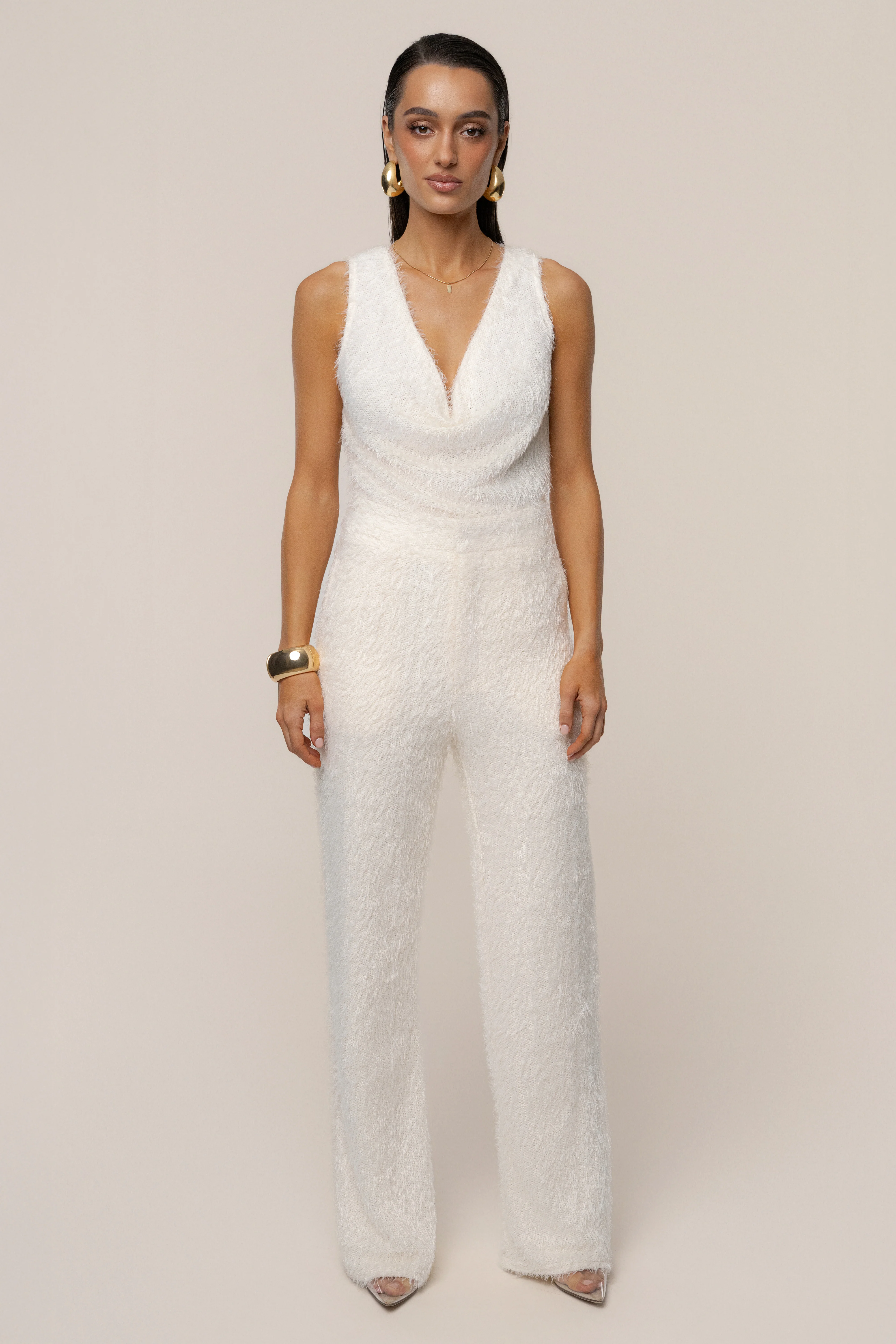 Cream Soft Talk Knit Top - Image 10