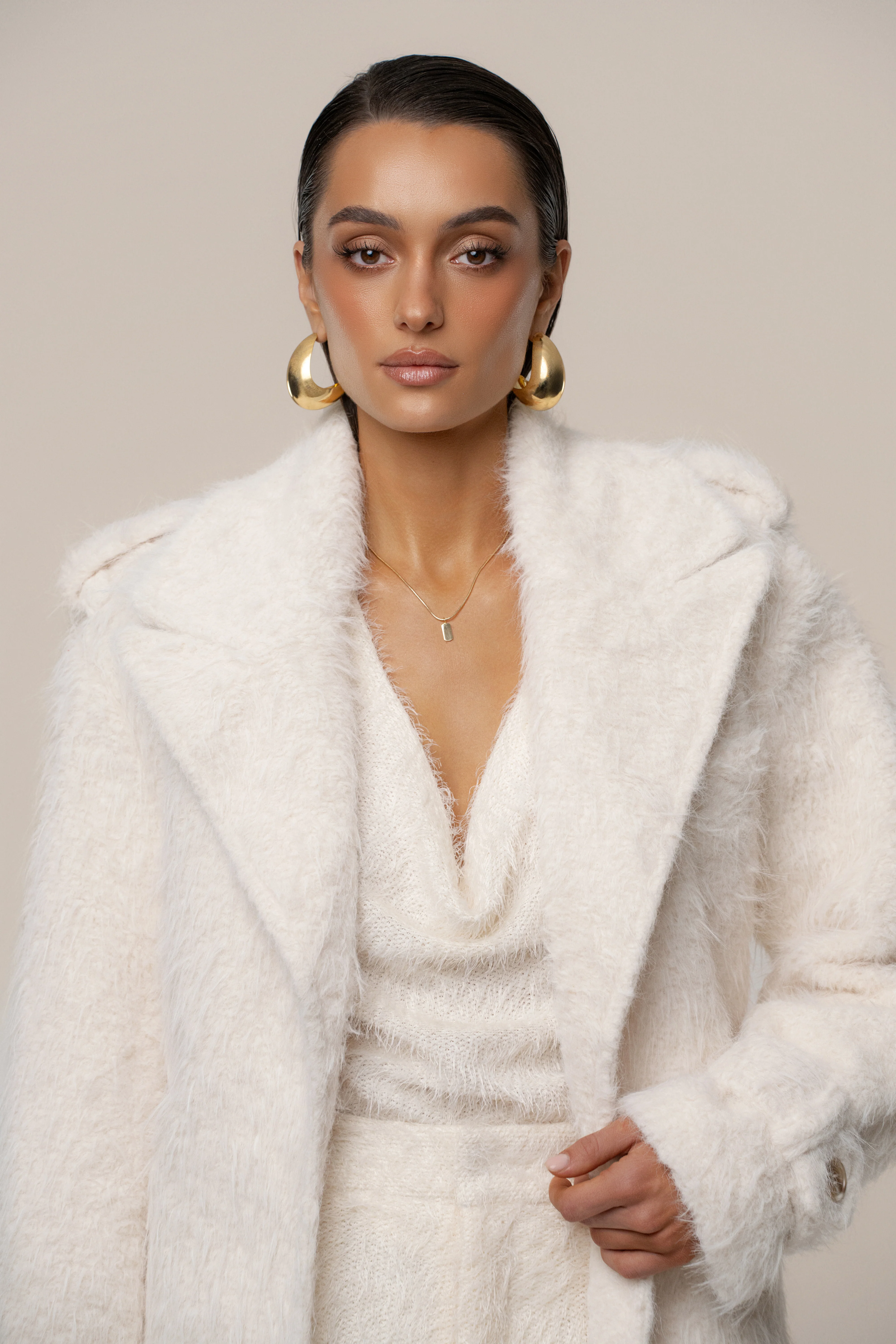 Cream Soft Talk Knit Top - Image 7