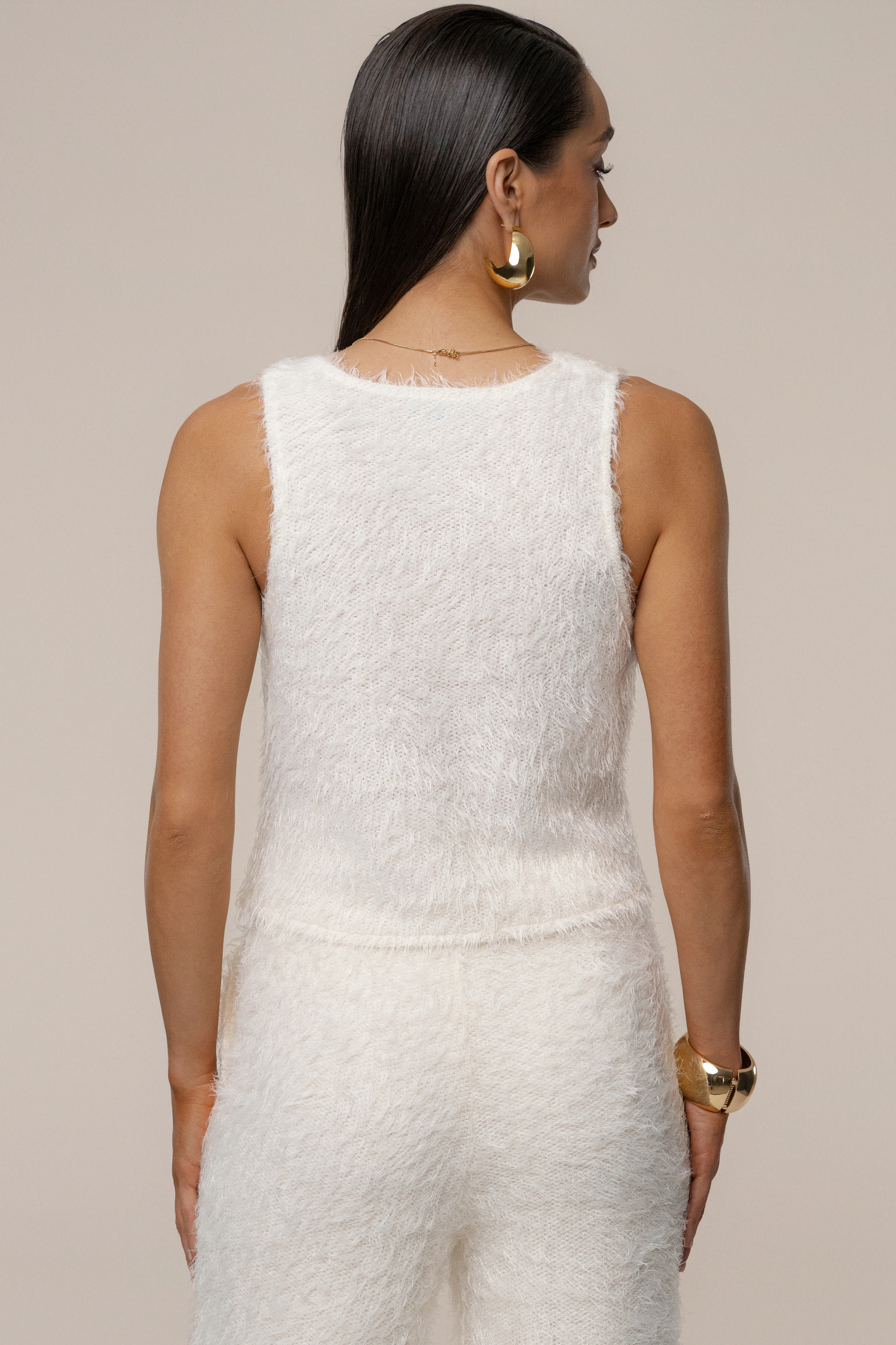 Cream Soft Talk Knit Top - Image 9