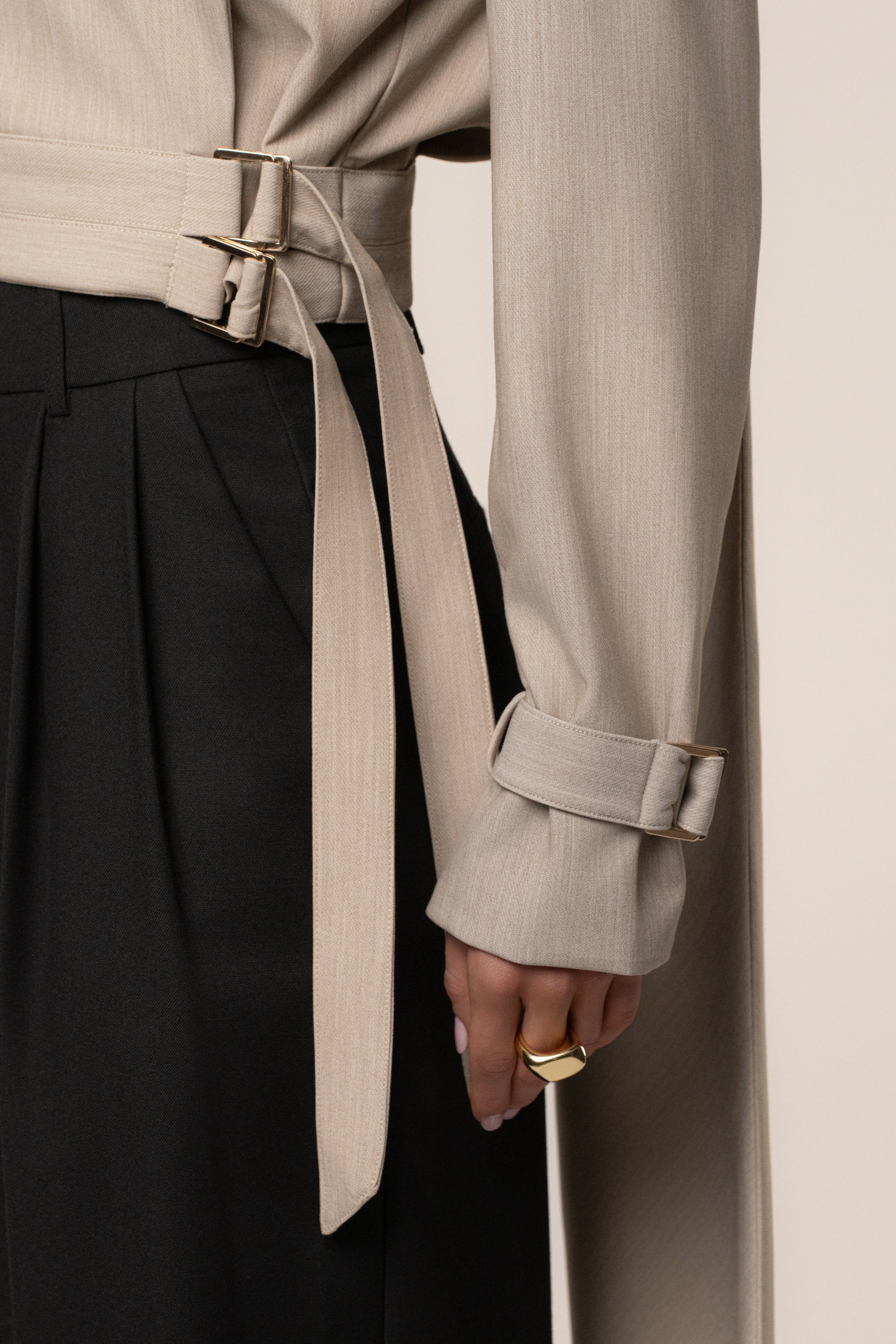 Stone Aligned Scarf Top - Image 5