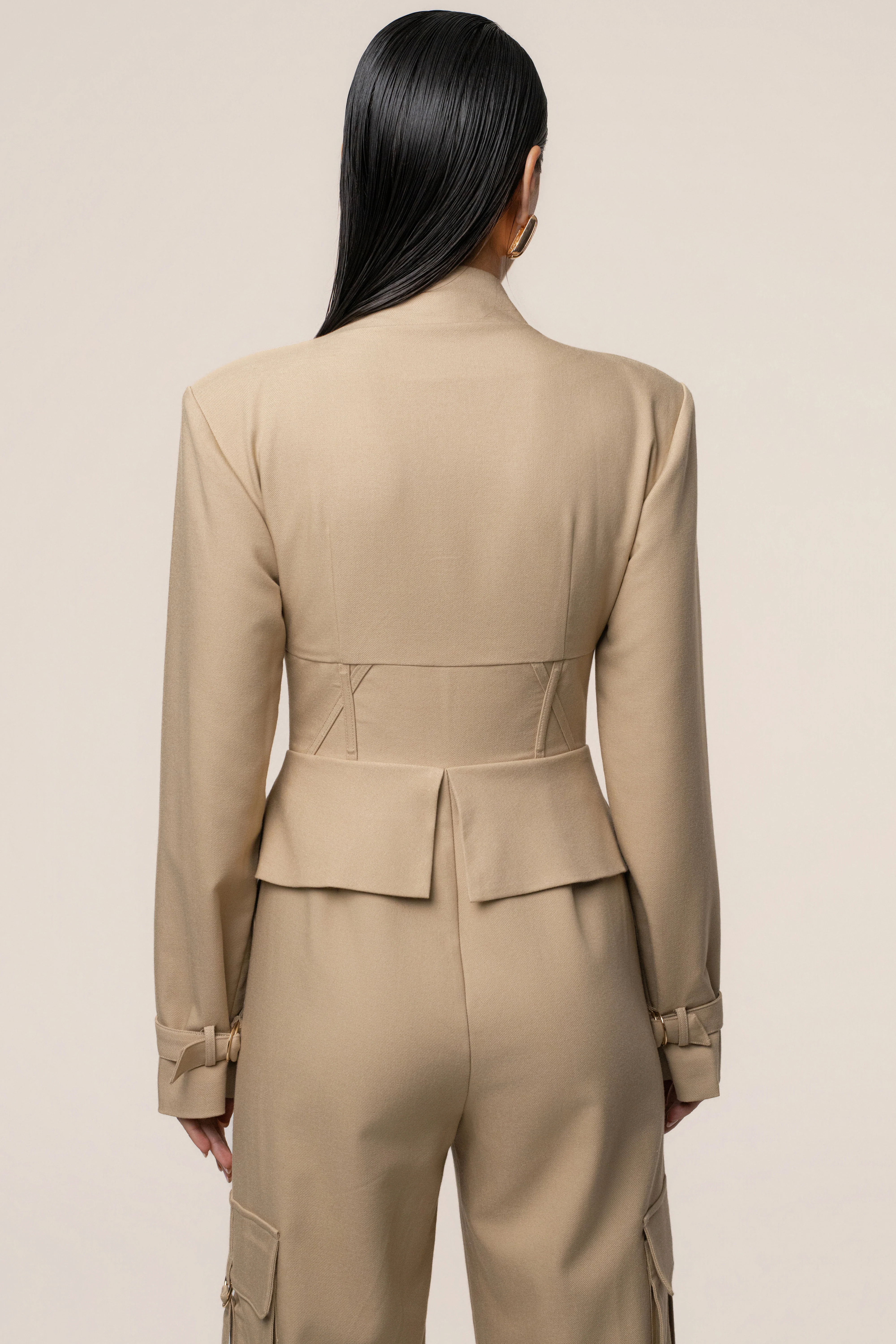 Stone Day Off Cargo Jumpsuit - Image 5