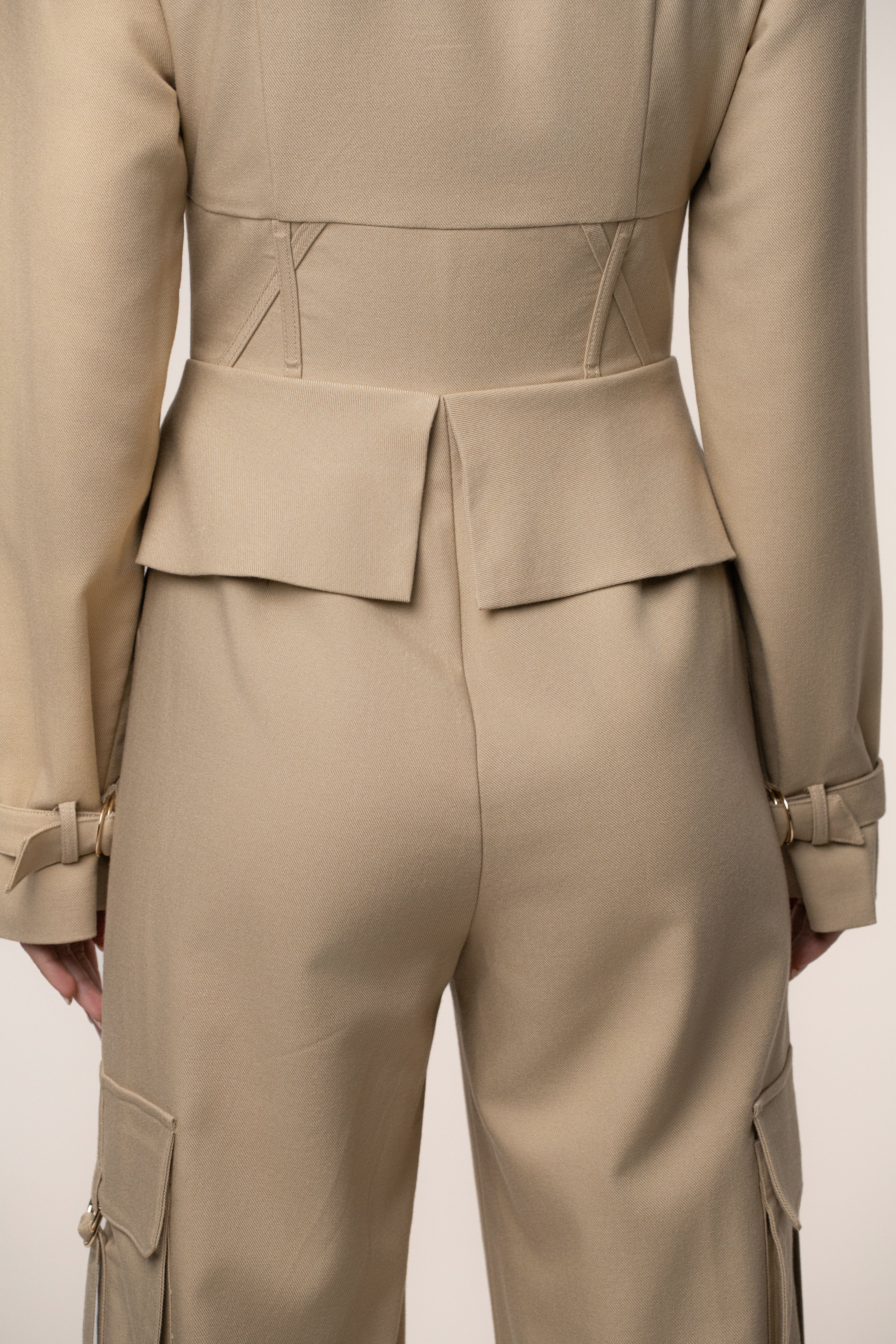 Stone Day Off Cargo Jumpsuit - Image 8