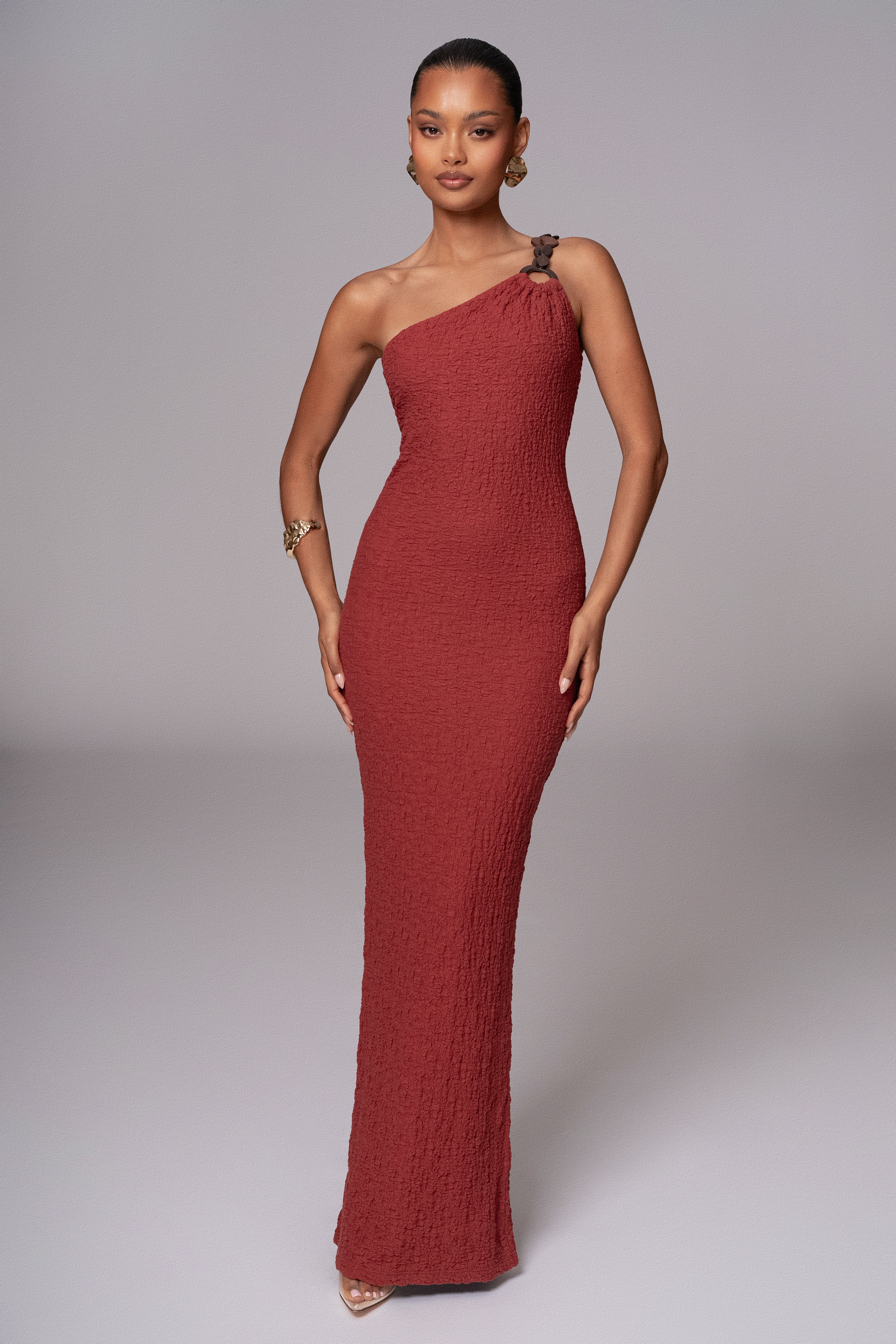 Terra Cotta Summer In Capri Dress - Image 3