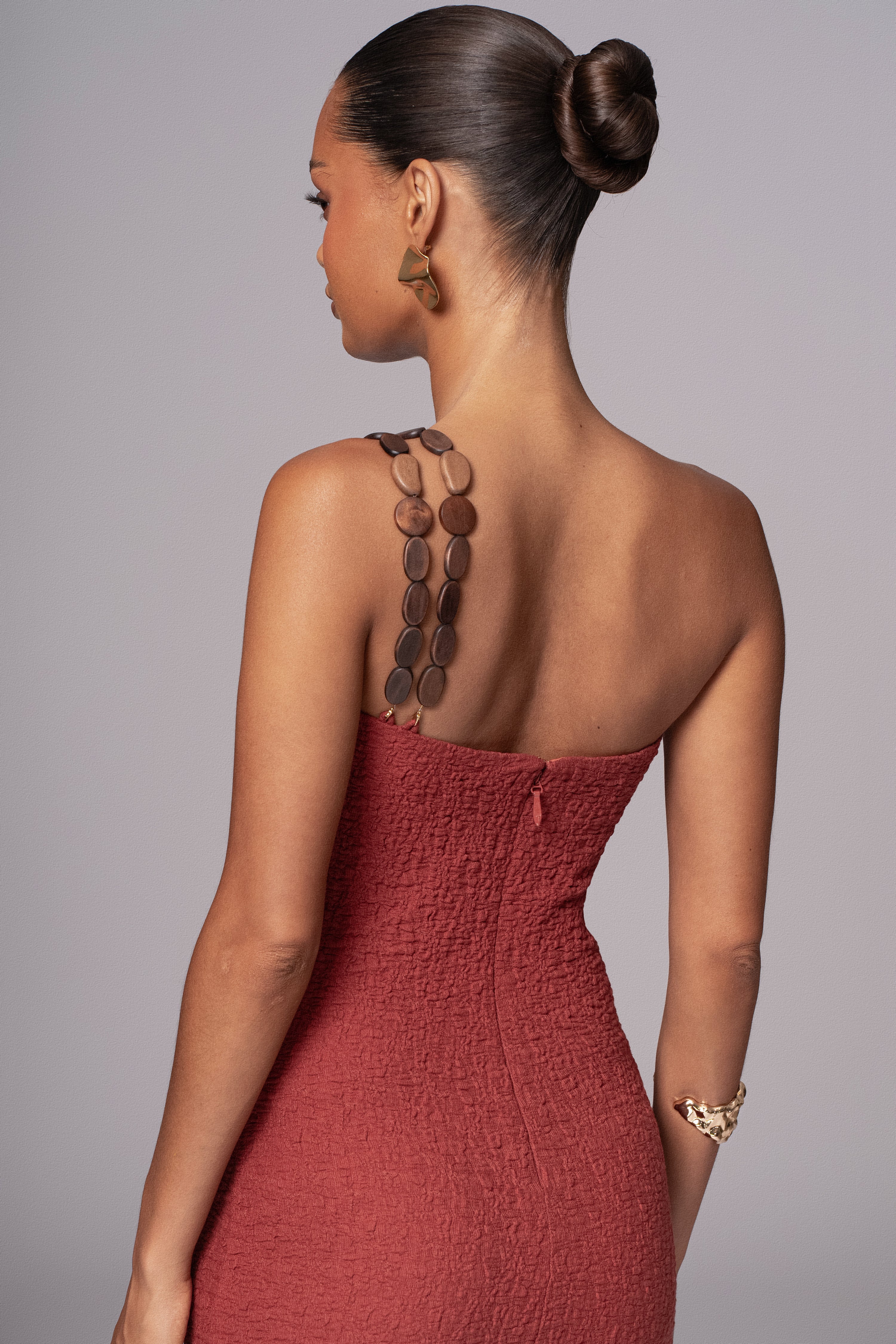Terra Cotta Summer In Capri Dress - Image 7