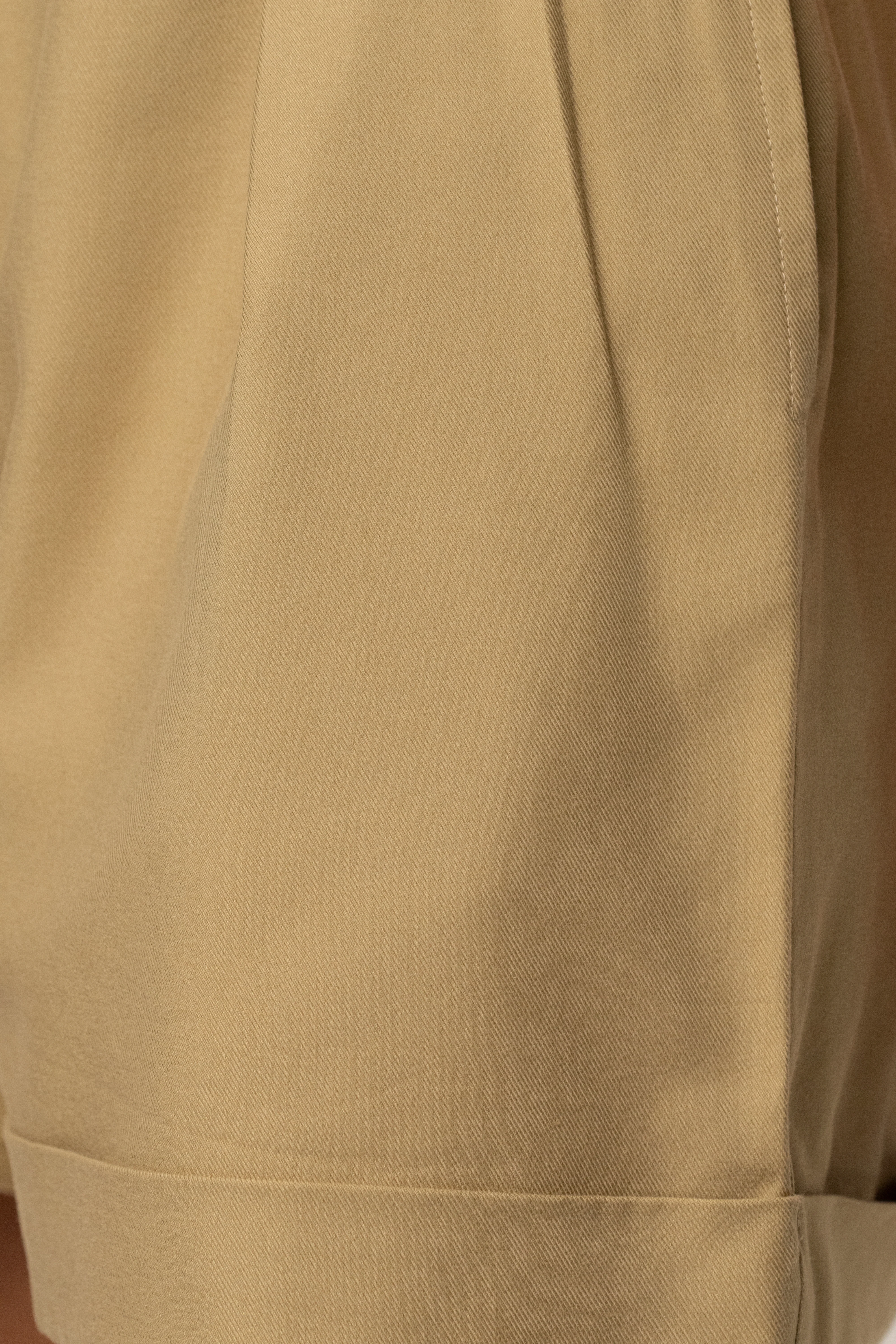 Tan Belted Cargo Shorts - Image 9