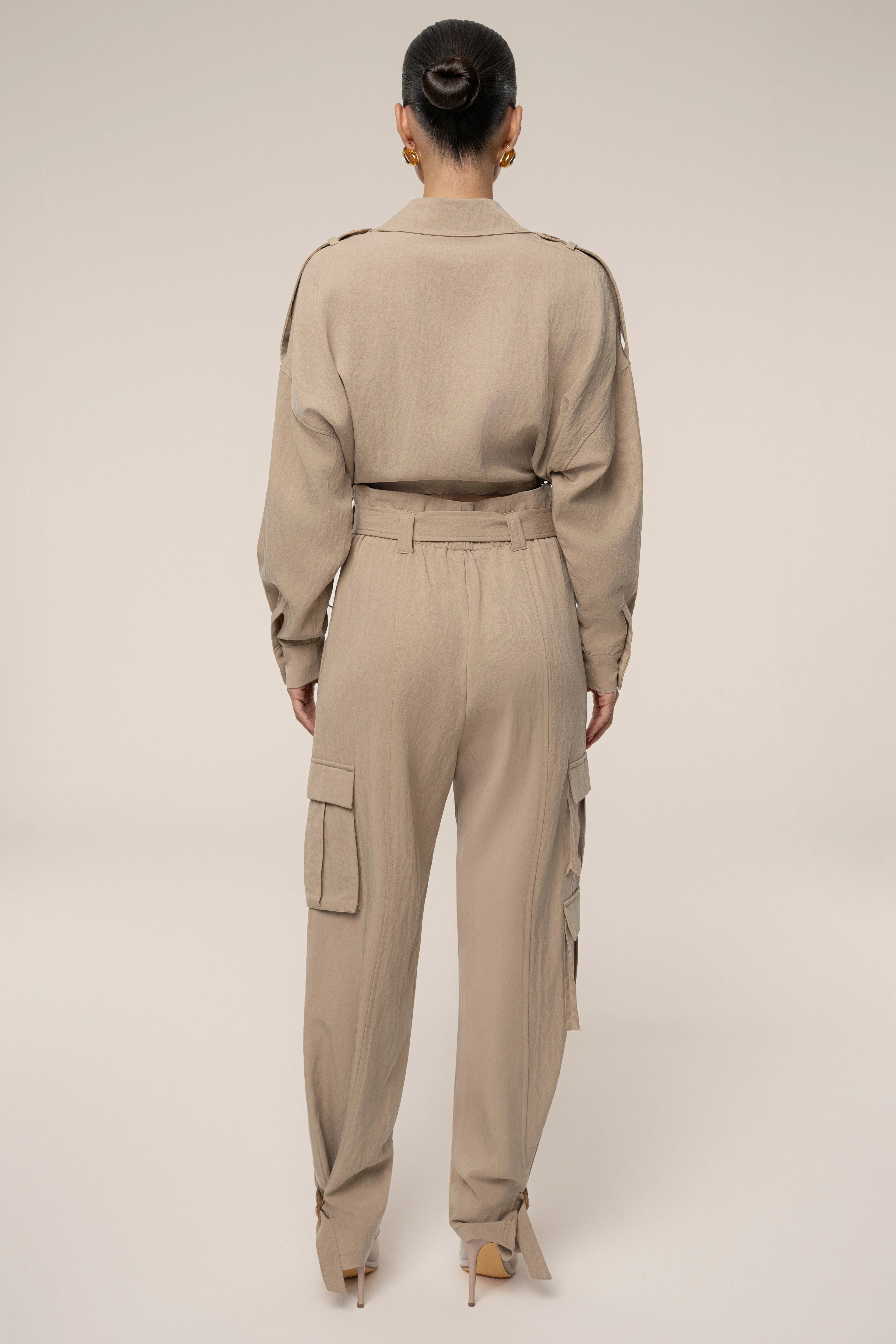 Tan Boundless Belted Cargo Pants - Image 7