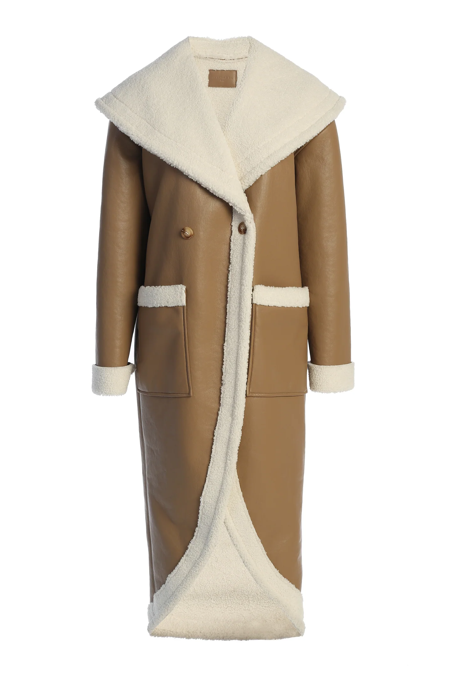 Tan Jaida Reversible Teddy Coat - Image 4