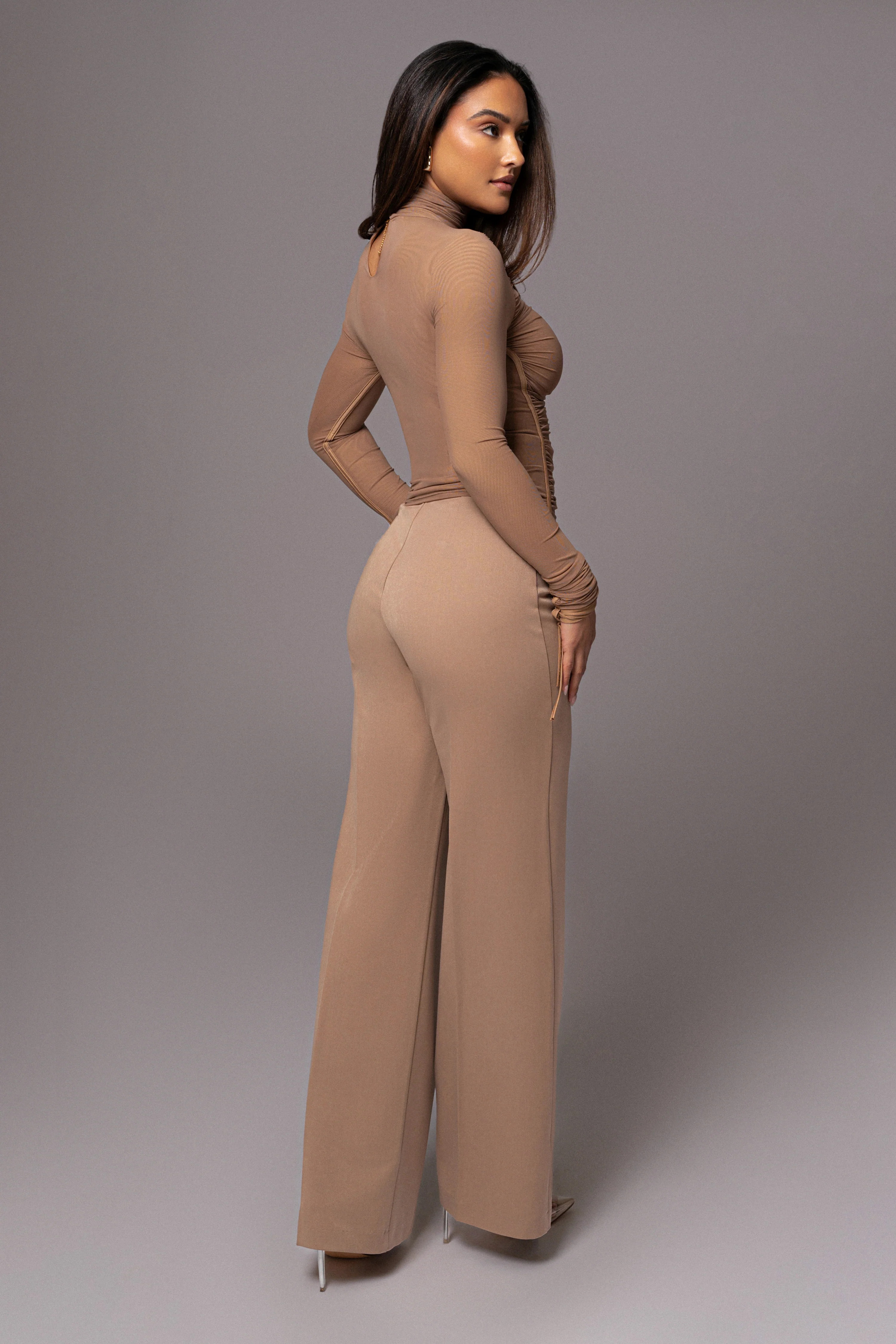 Tan Novena Woven Pants - Image 14