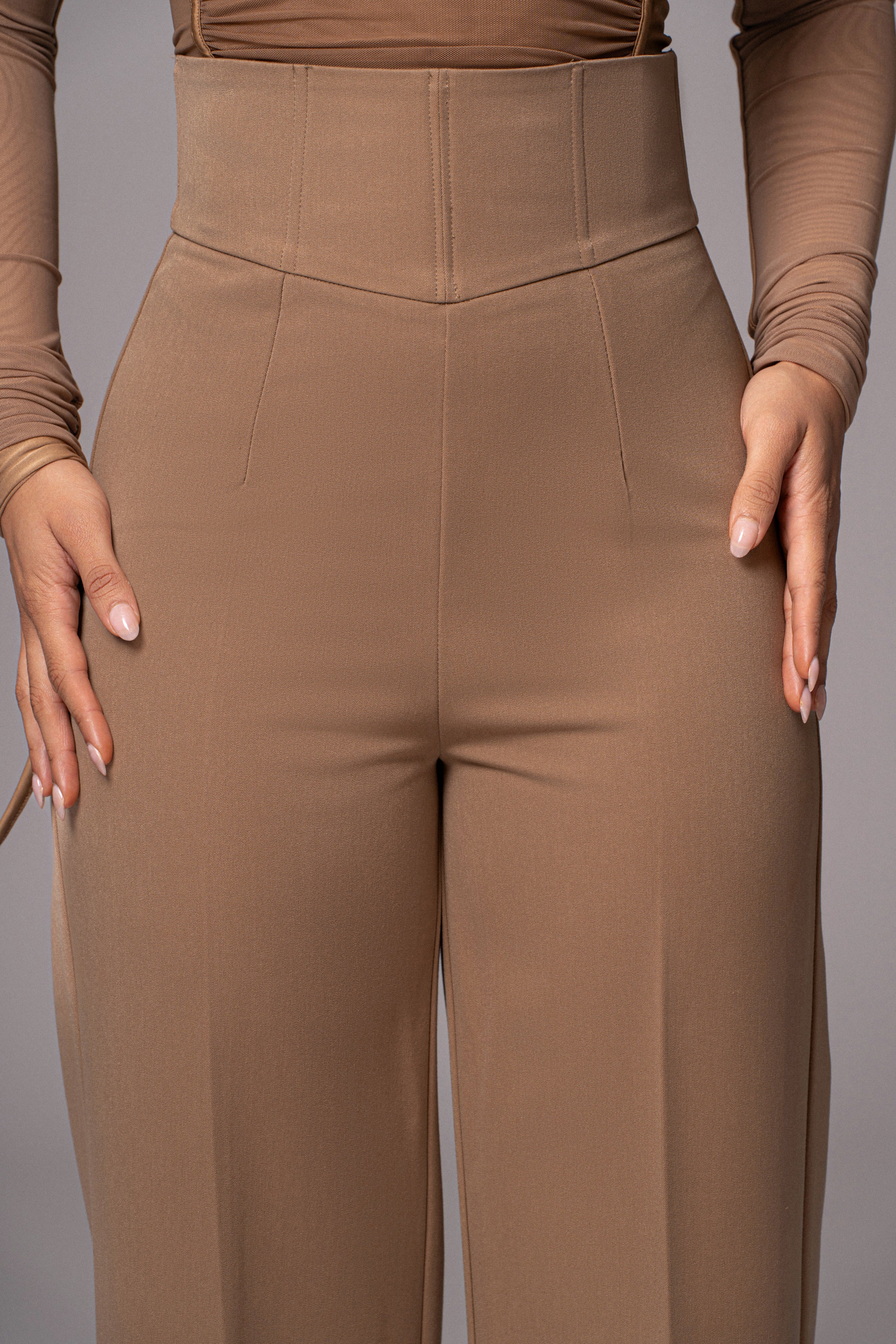 Tan Novena Woven Pants - Image 15