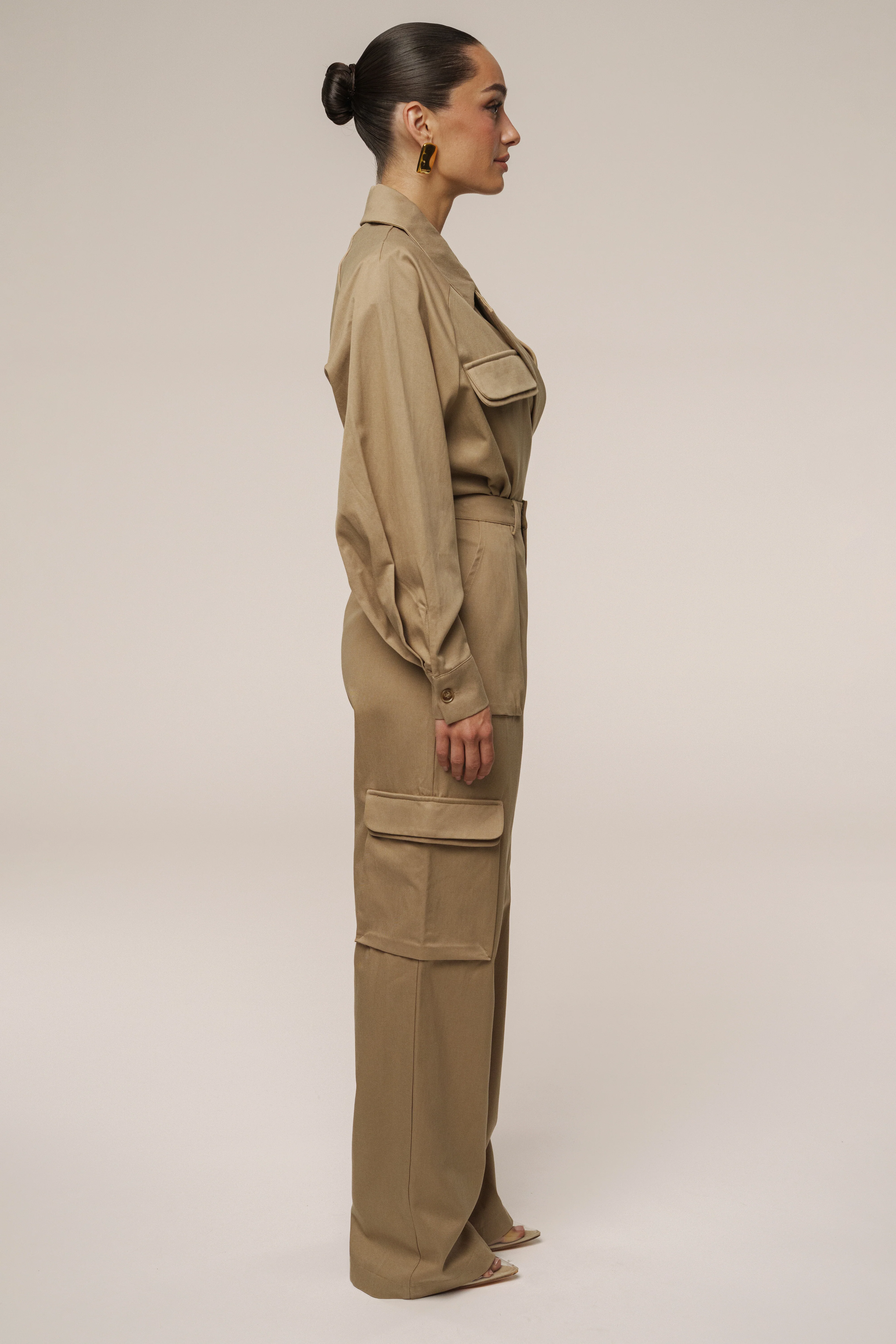 Tan Structure Theory Bodysuit - Image 8