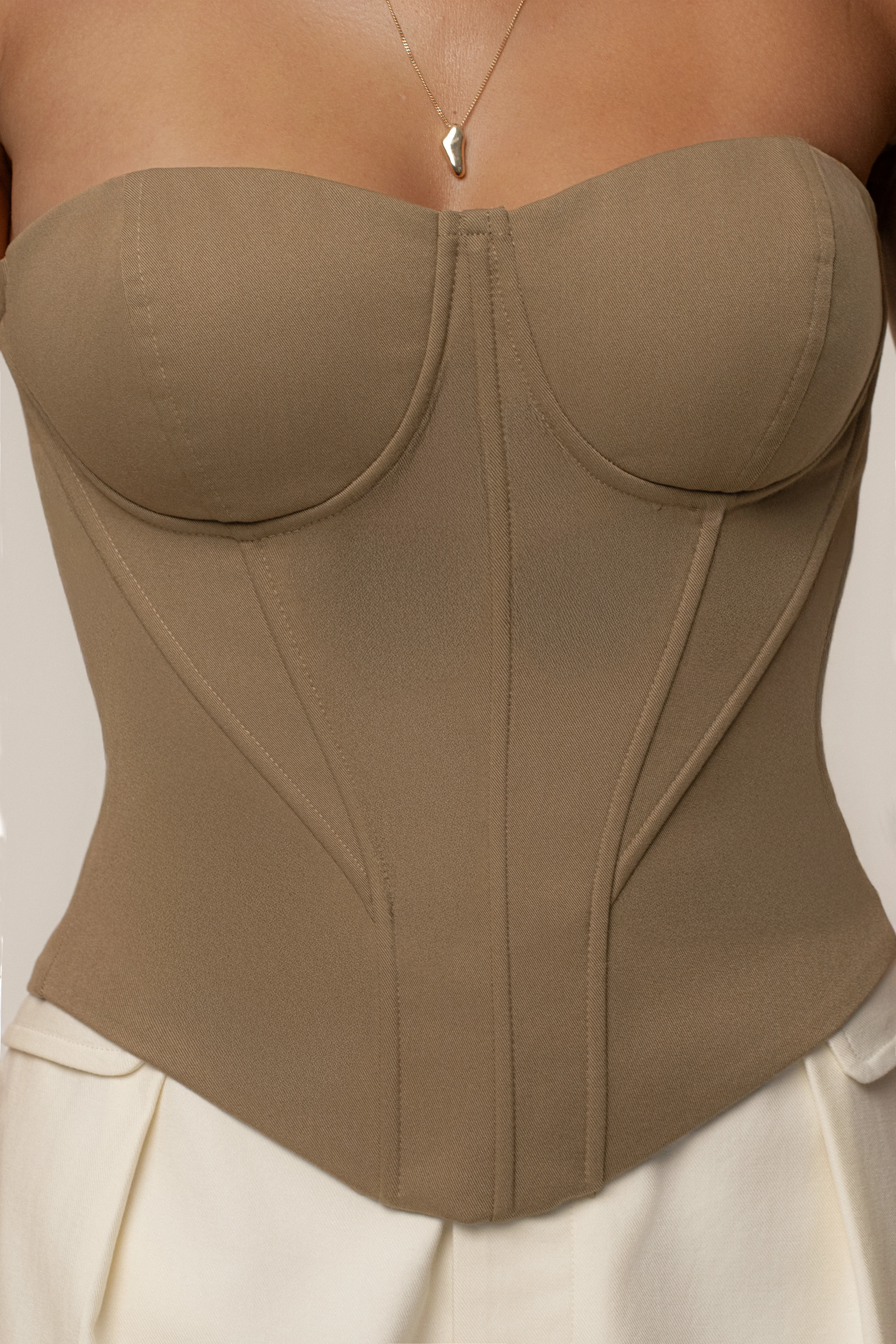 Tan Sunset Tides Corset - Image 11