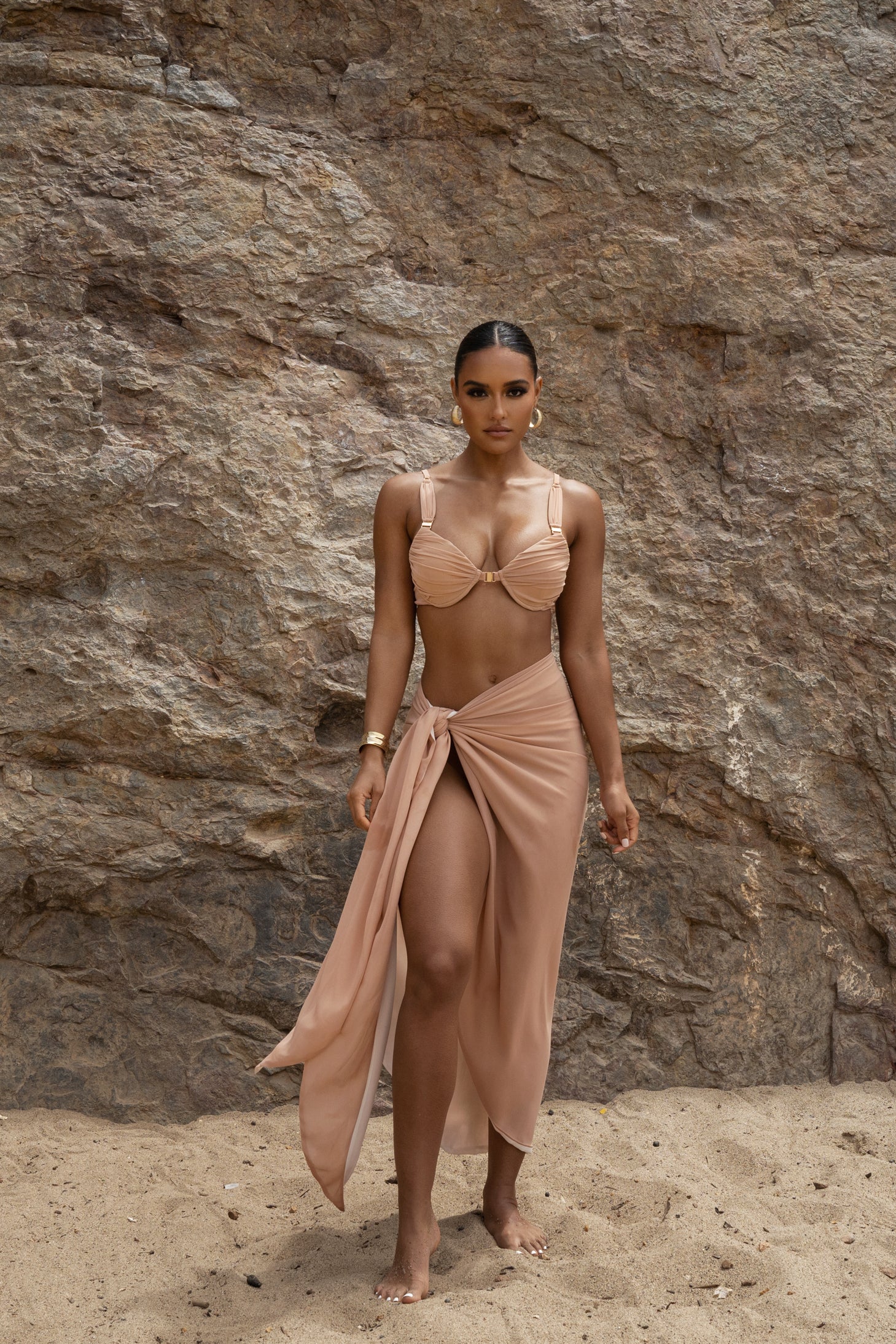 Tan Uncharted Waters Sarong - Image 4