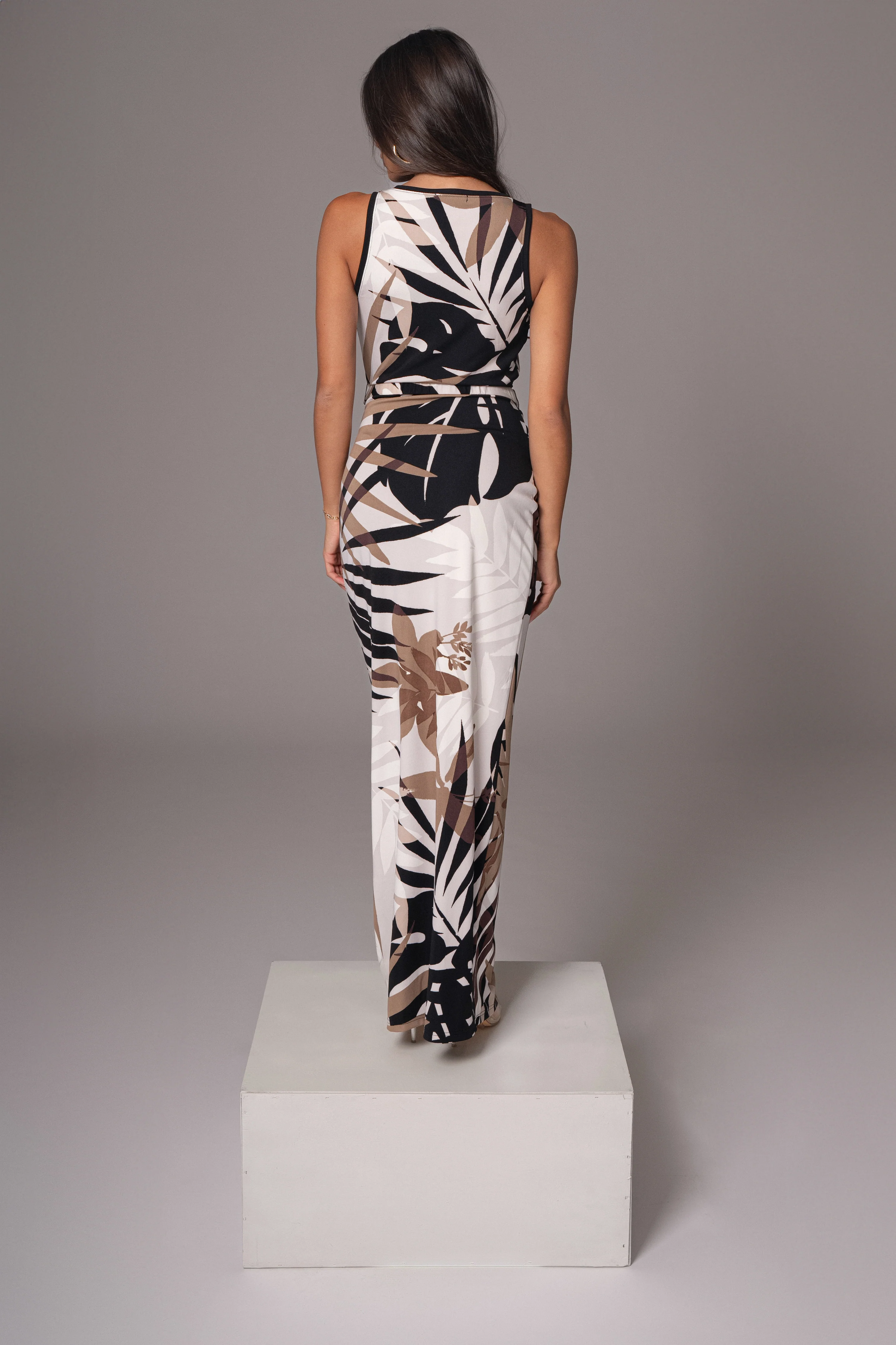 Tropical Print Revival Wrap Dress - Image 14