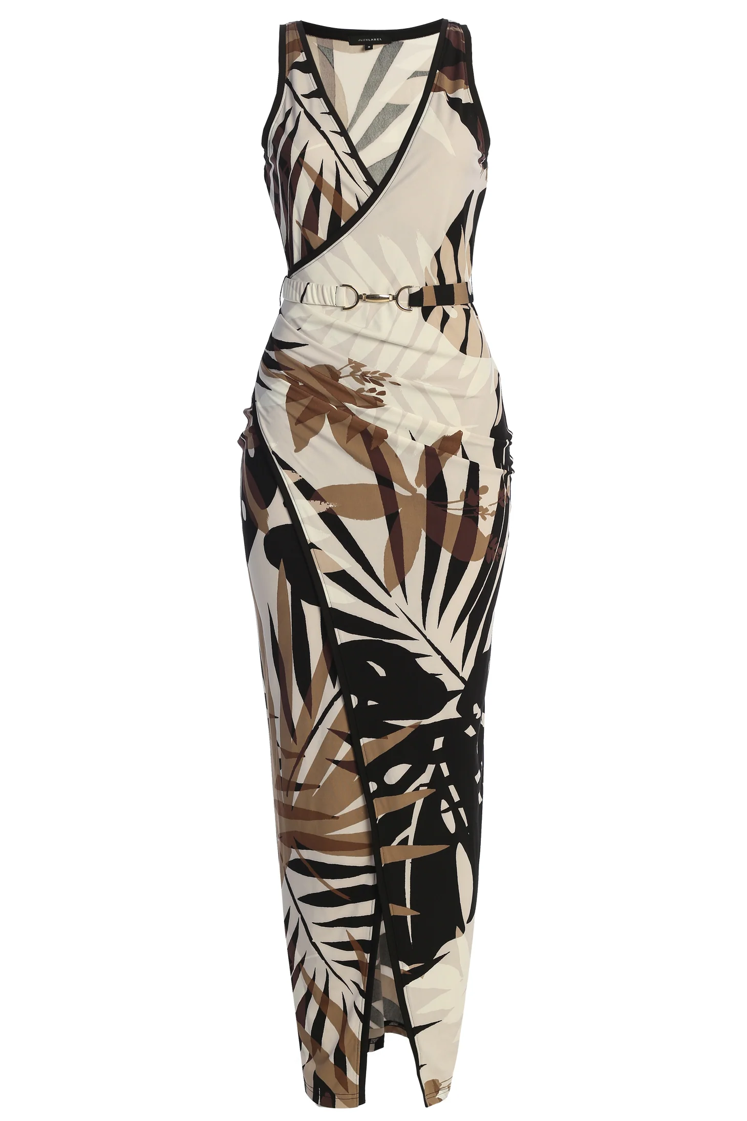 Tropical Print Revival Wrap Dress - Image 2