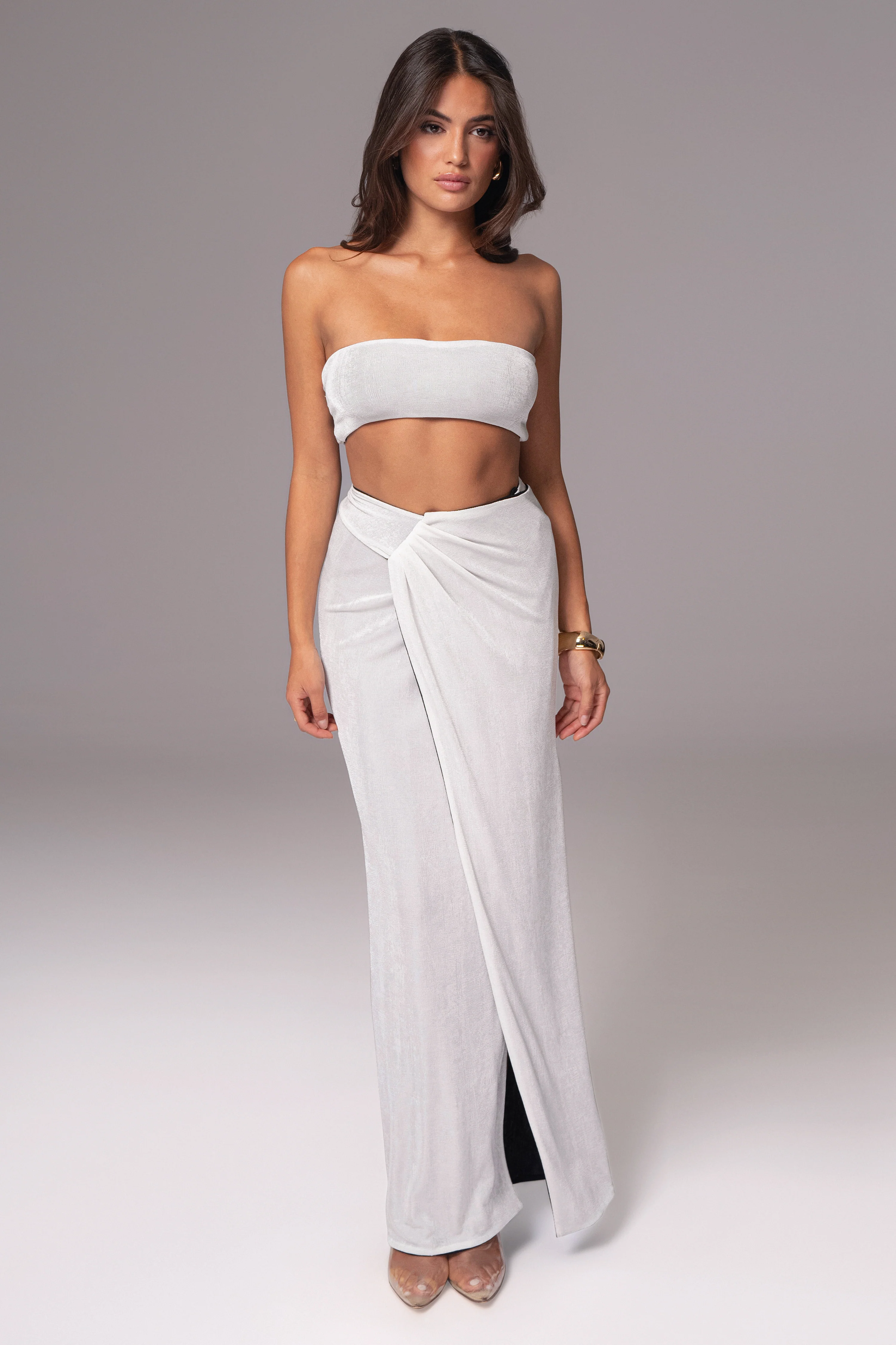 White/Black Venus Reversible Skirt Set - Image 2
