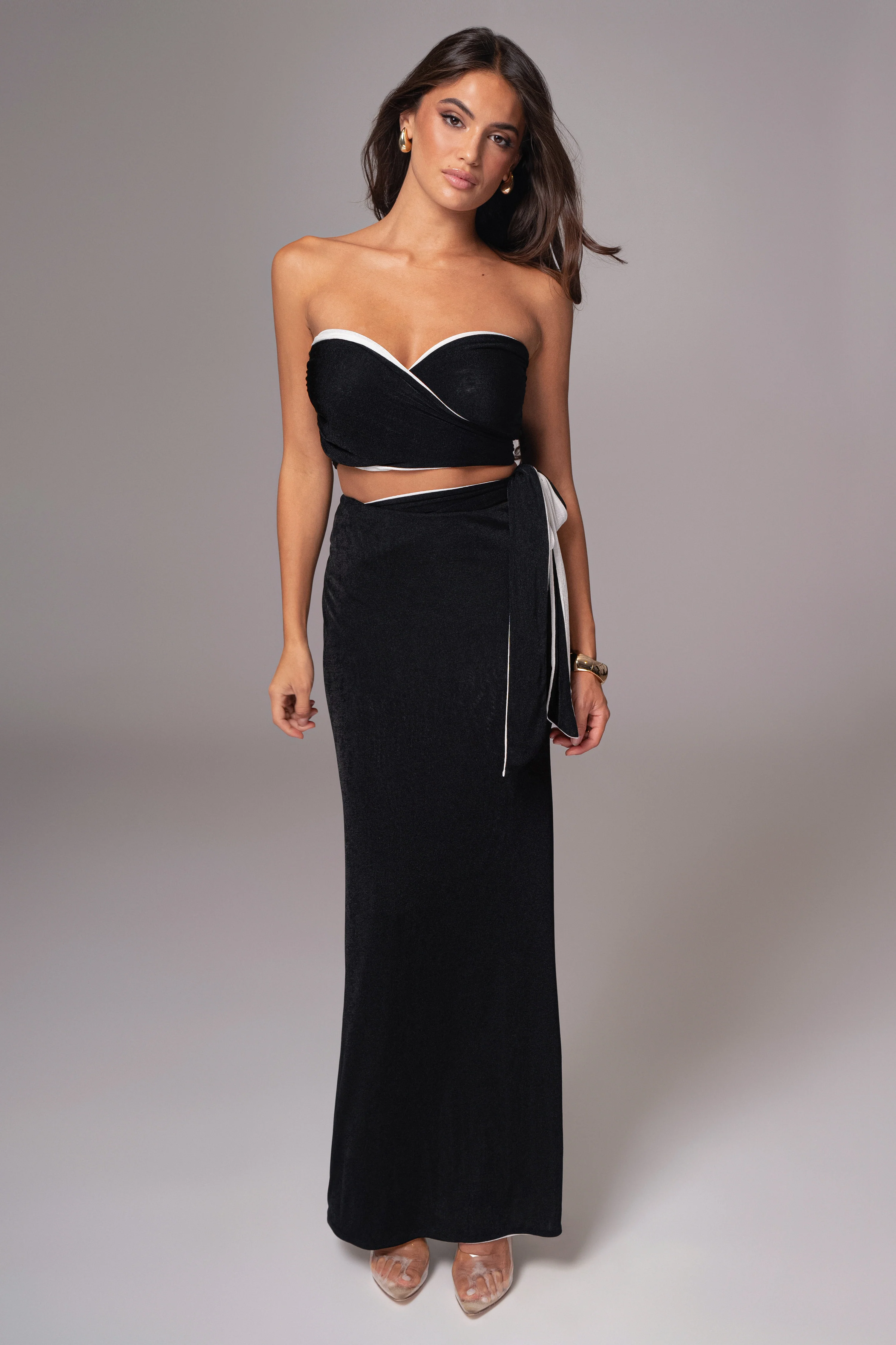 White/Black Venus Reversible Skirt Set - Image 24