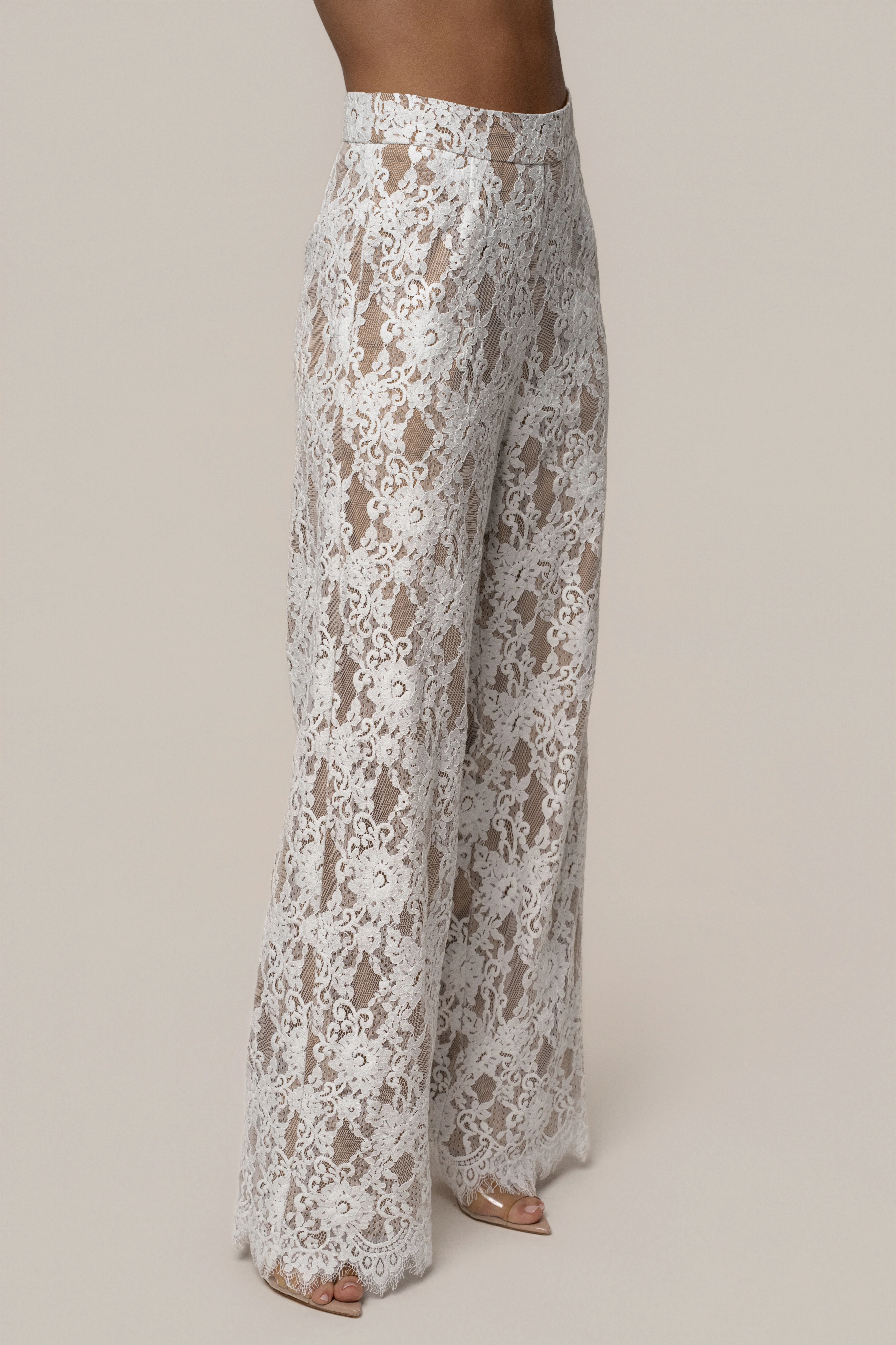 White Forever Crush Lace Pant - Image 5
