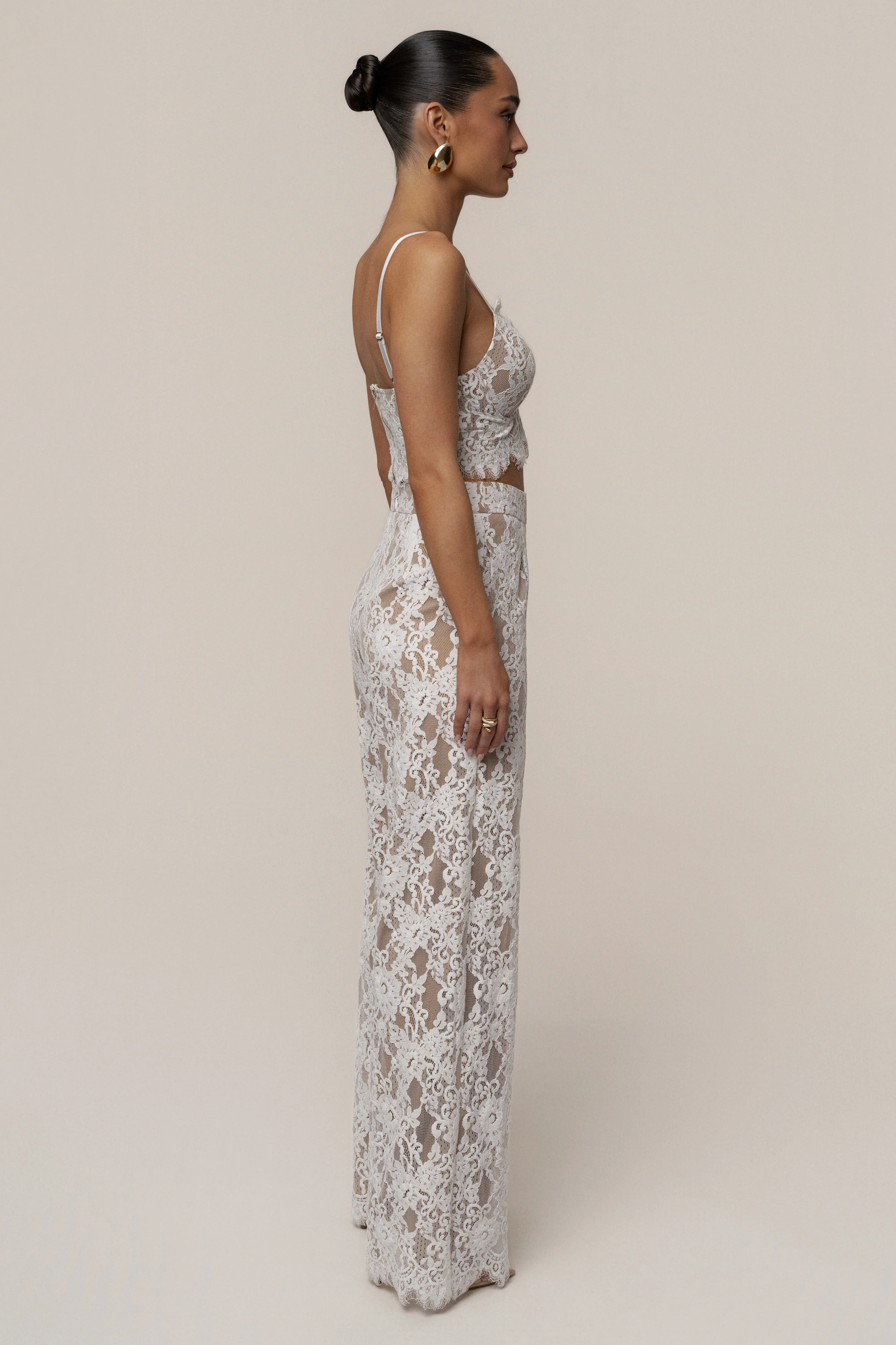 White Forever Crush Lace Pant - Image 7