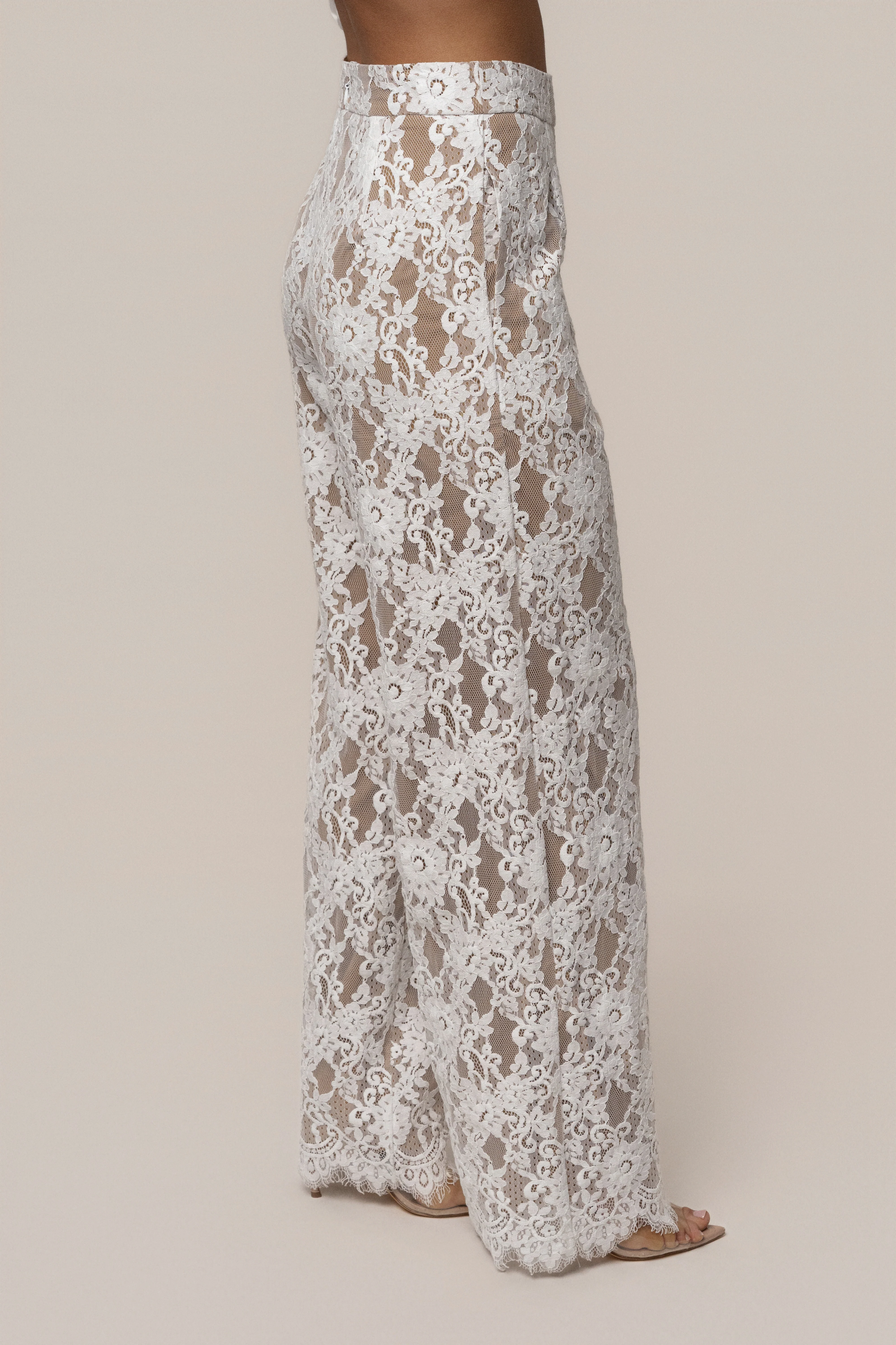 White Forever Crush Lace Pant - Image 8