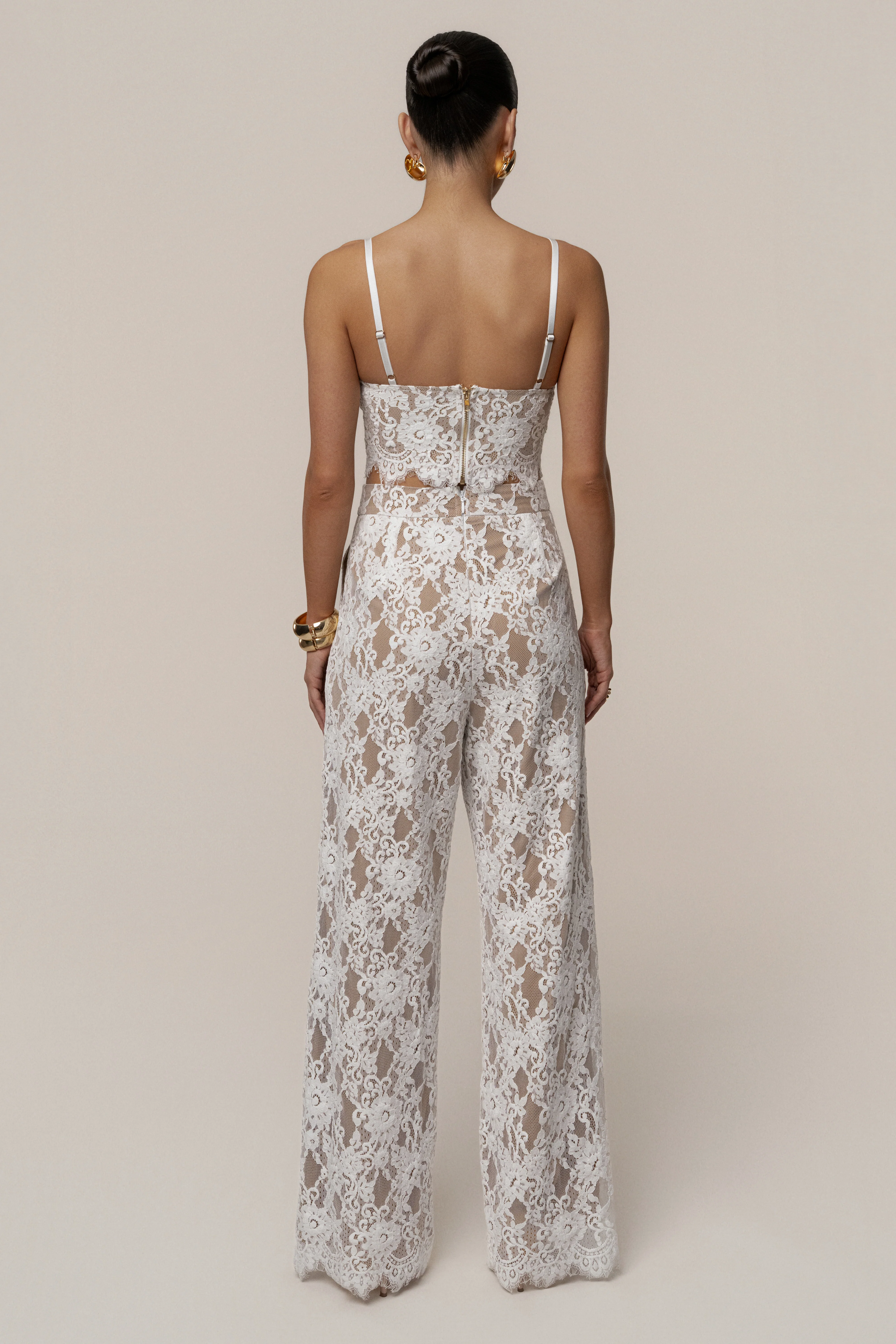 White Forever Crush Lace Top - Image 10