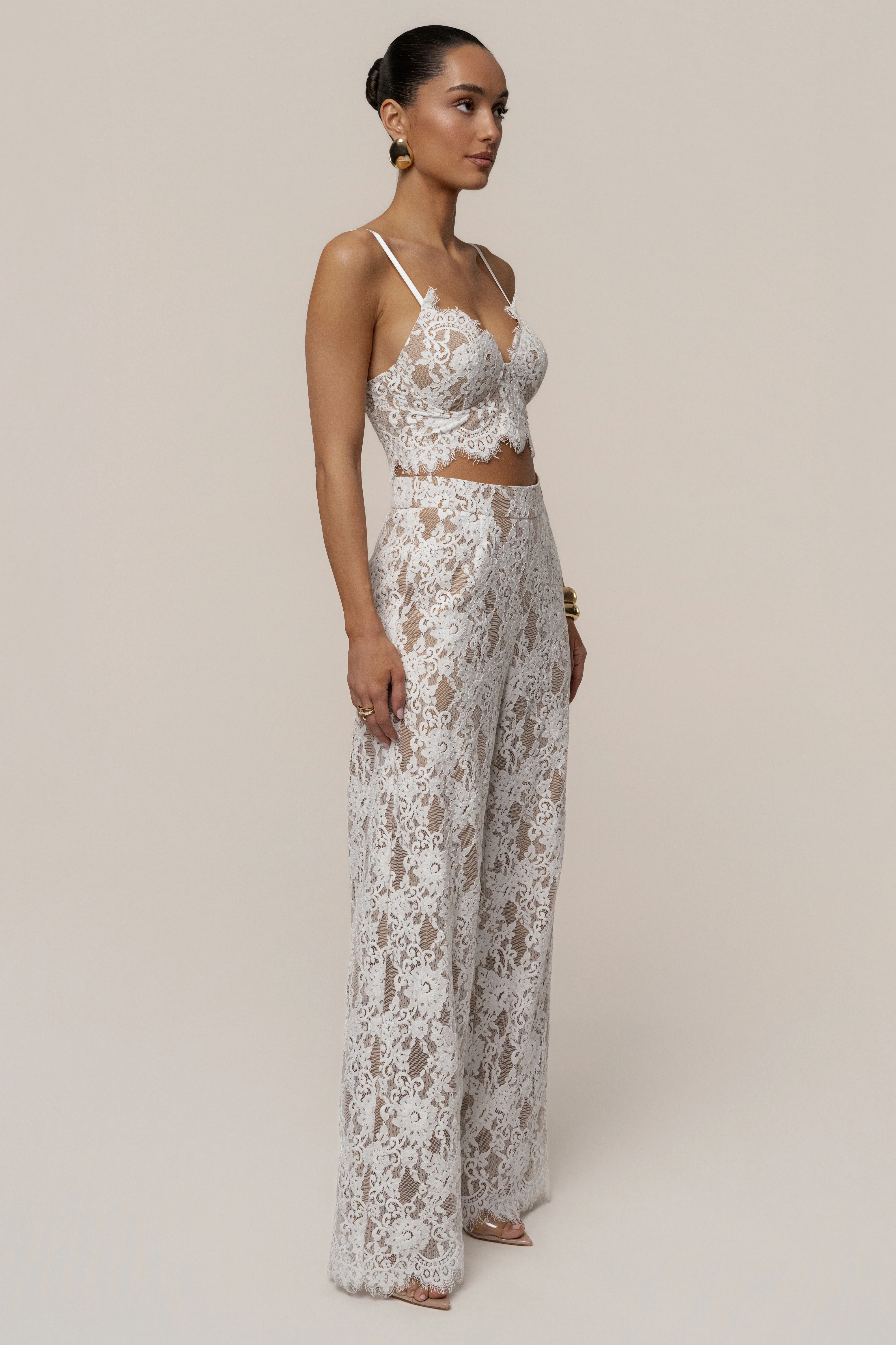 White Forever Crush Lace Top - Image 9