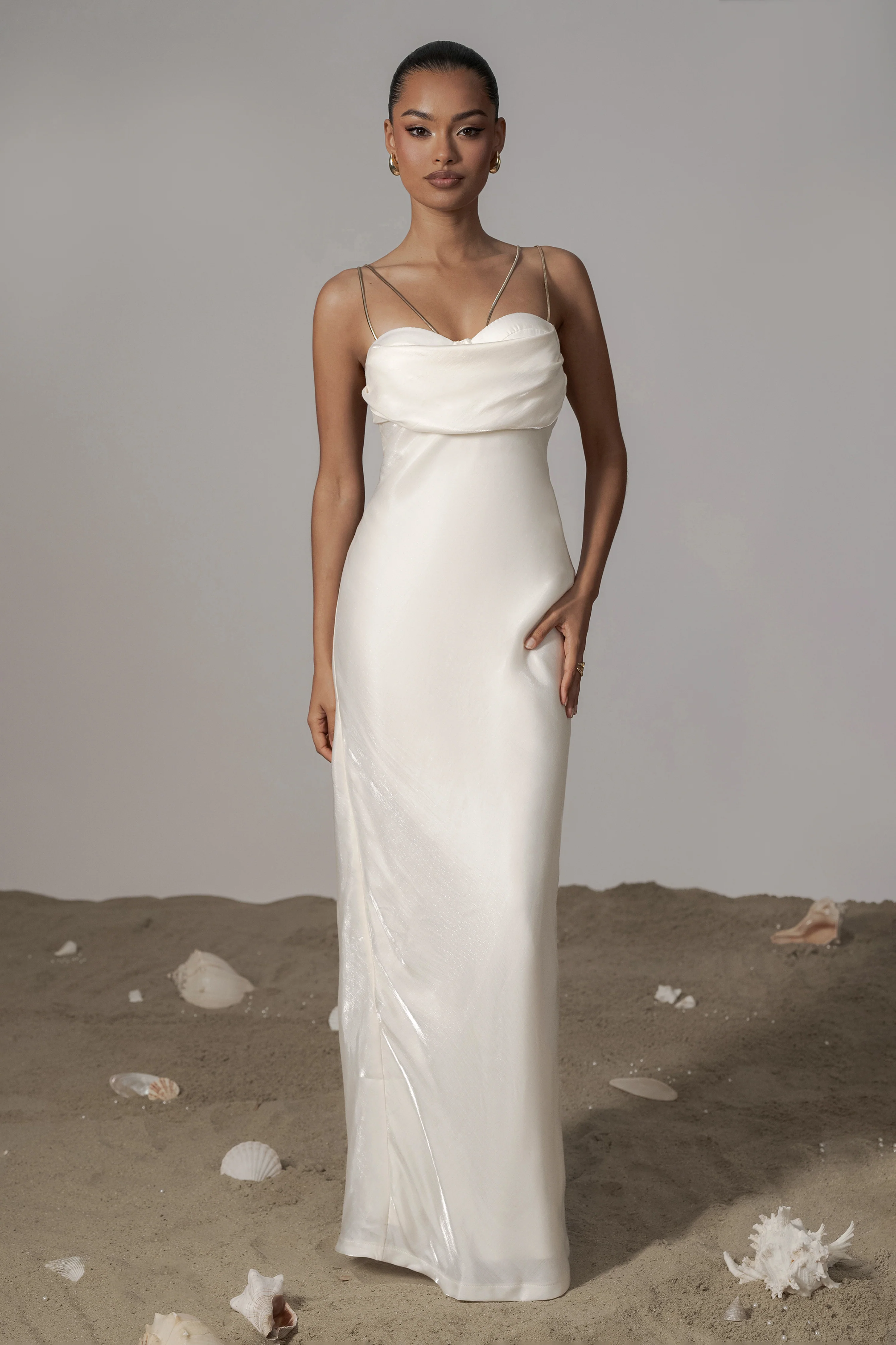 White Iridescent Visions Of You Dress - Image 2