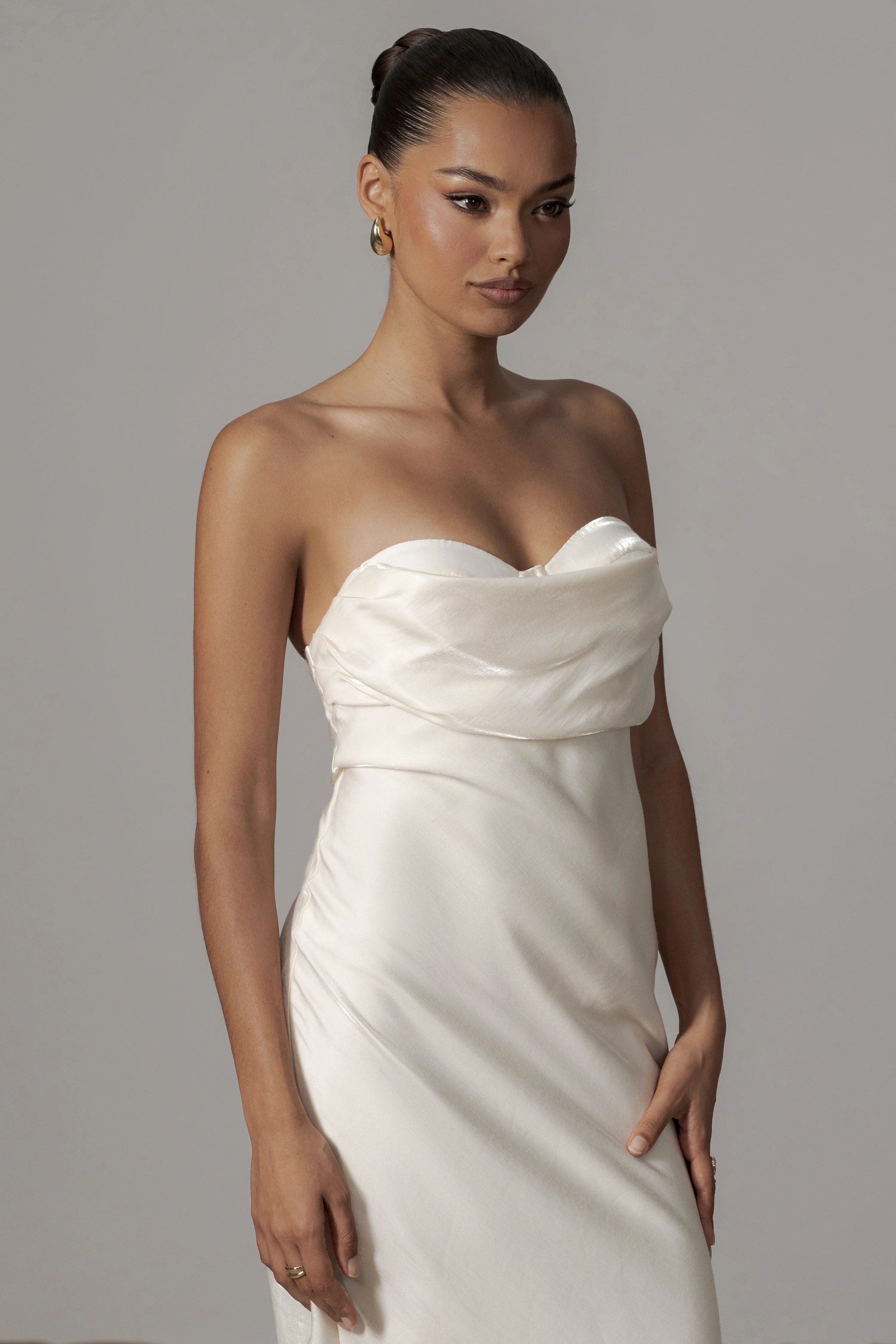 White Iridescent Visions Of You Dress - Image 3