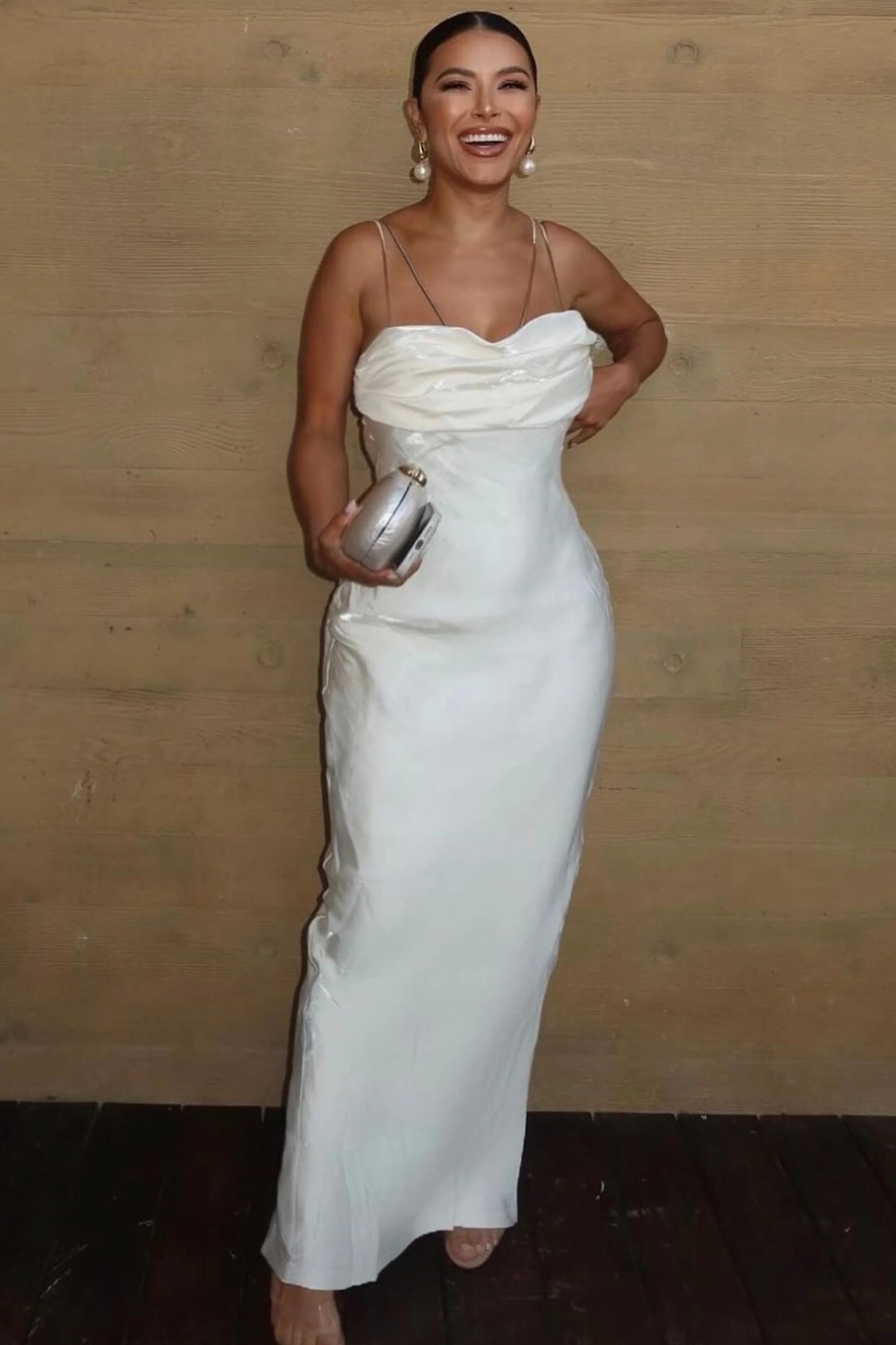 White Iridescent Visions Of You Dress - Image 4