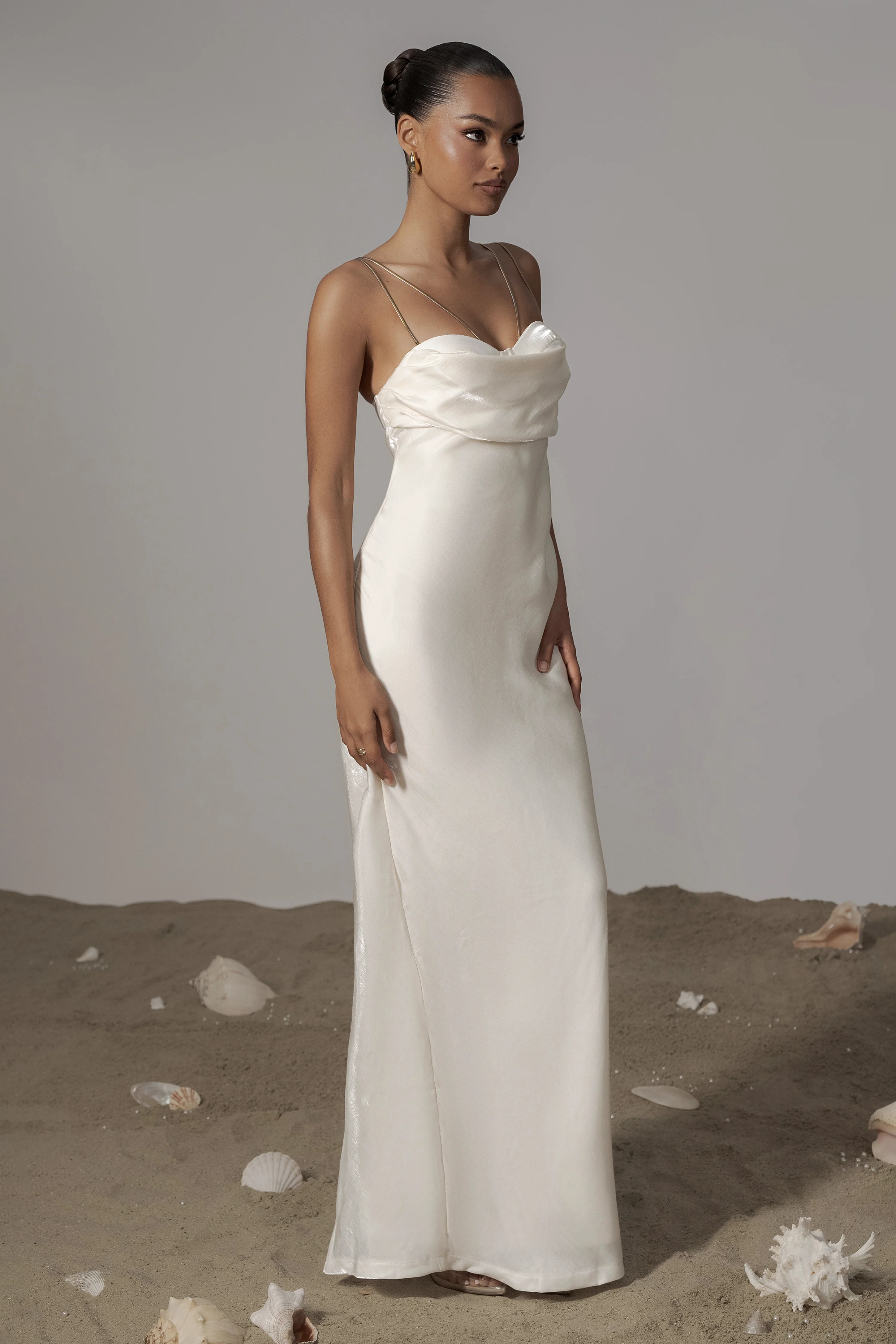 White Iridescent Visions Of You Dress - Image 6