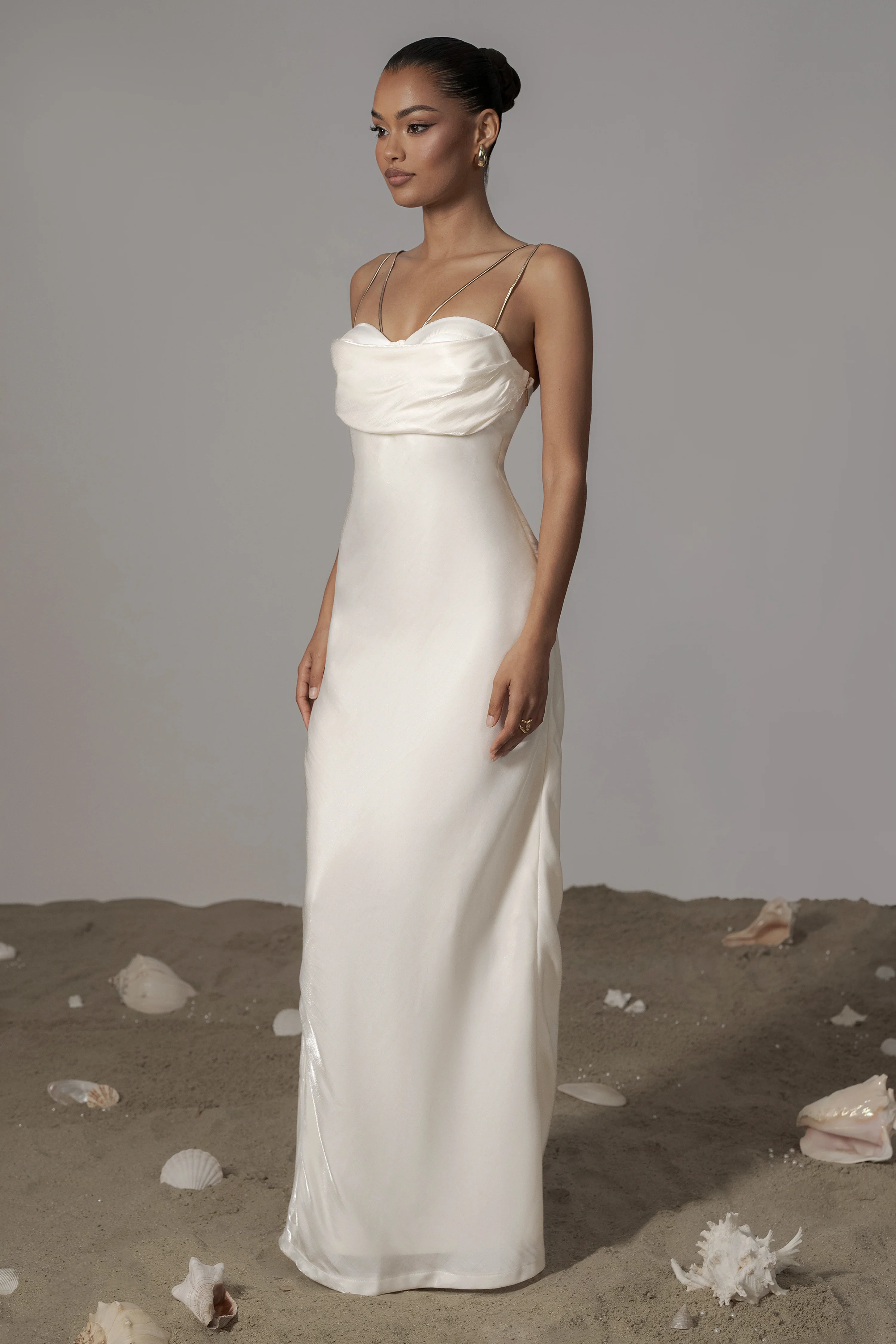 White Iridescent Visions Of You Dress - Image 7