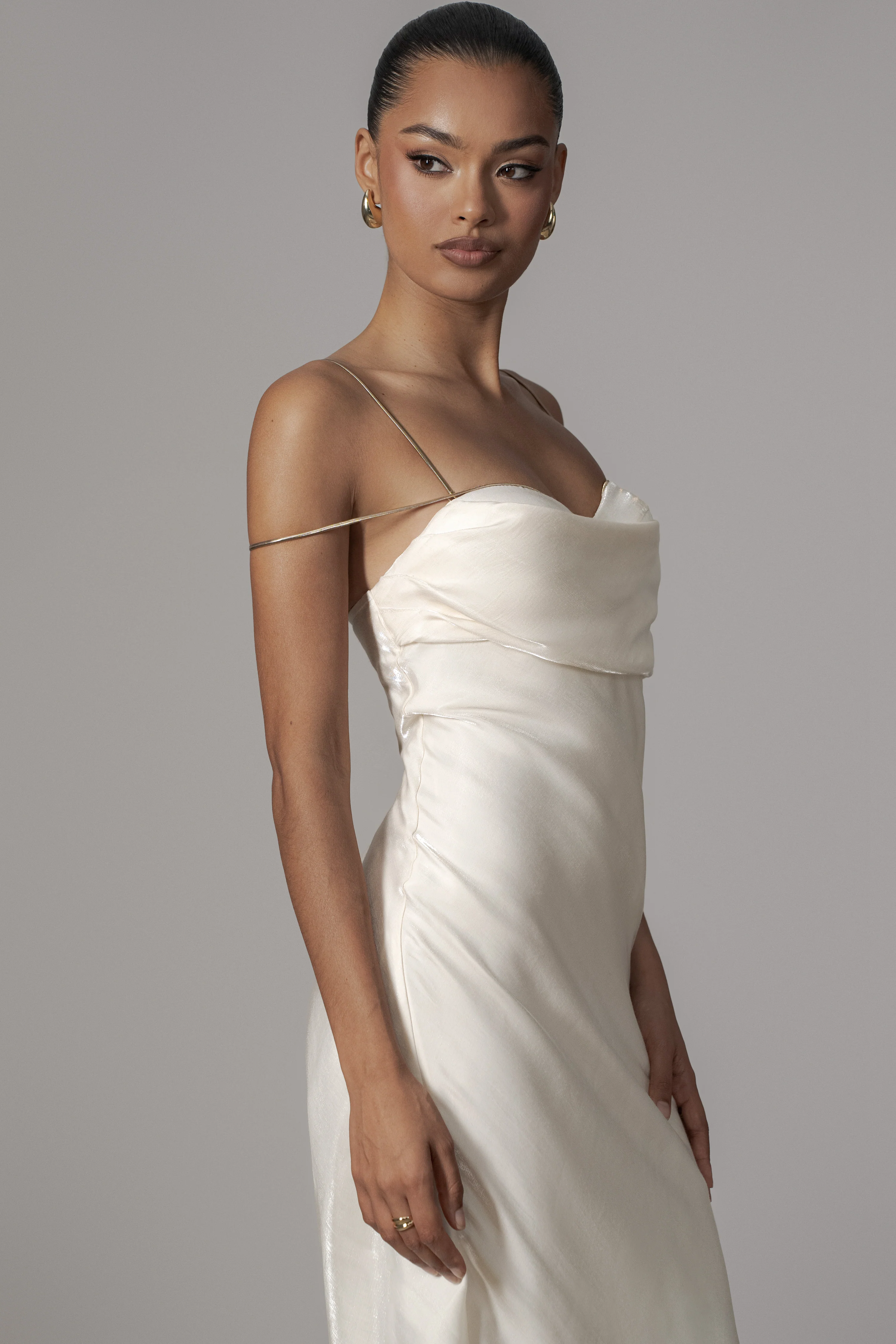 White Iridescent Visions Of You Dress - Image 9