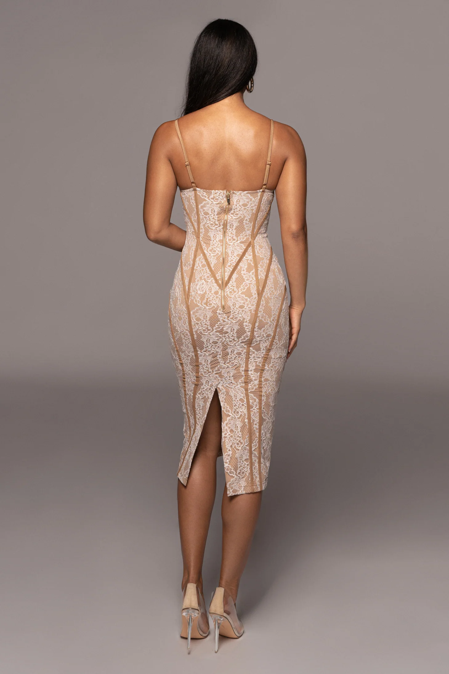 White Katerina Lace Dress - Image 9