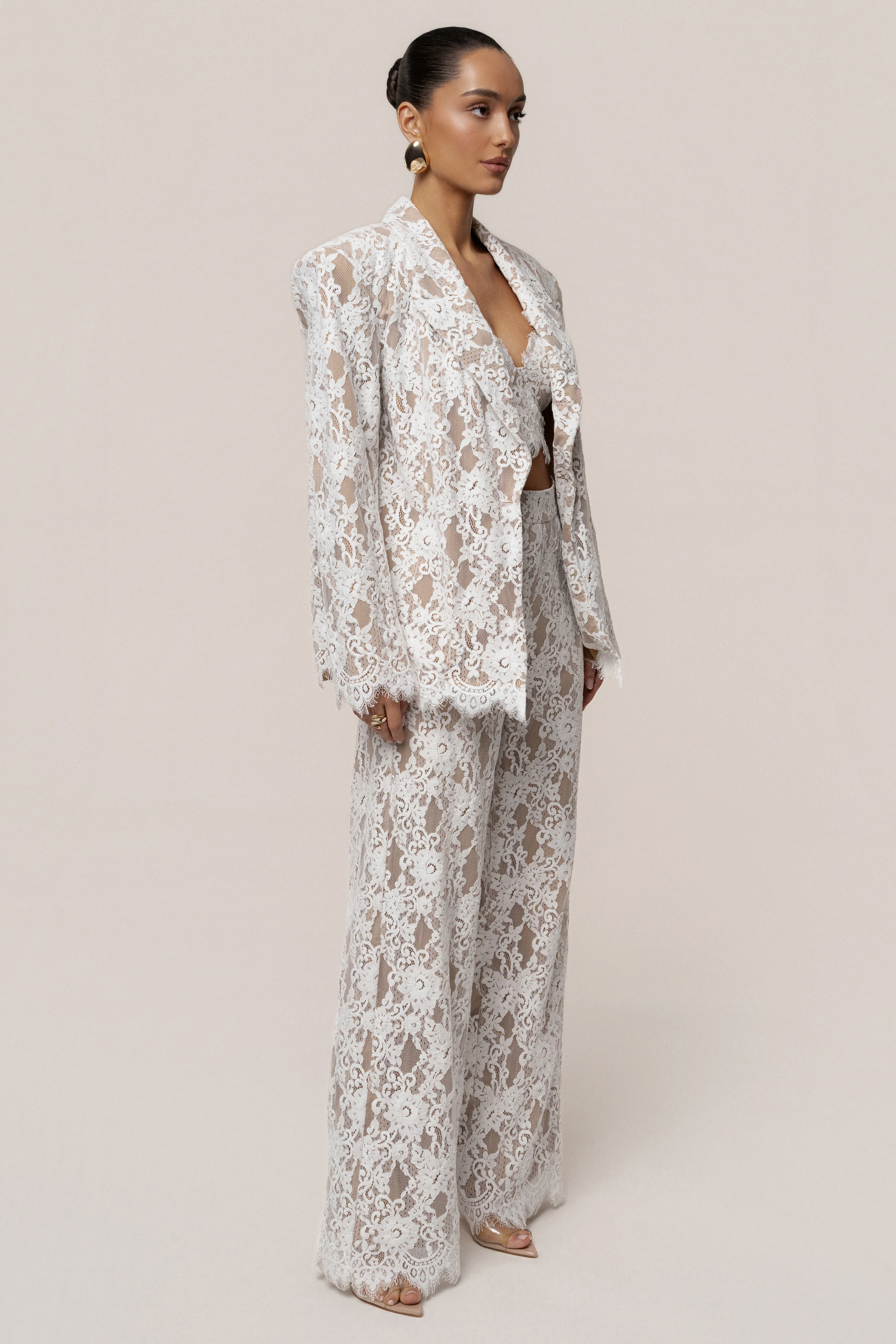 White Lace And Desire Blazer - Image 4