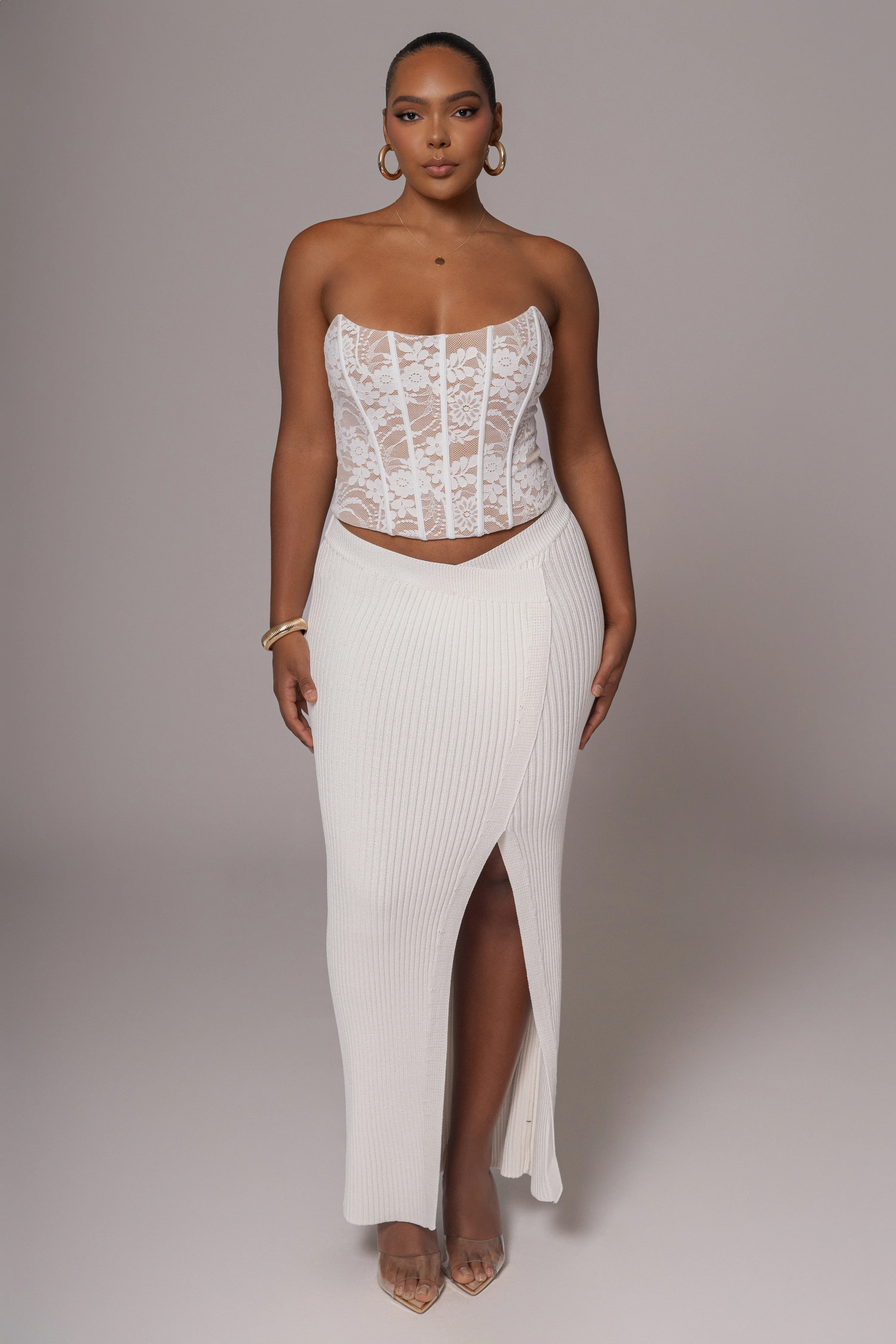 White Rosemere Lace Top - Image 2