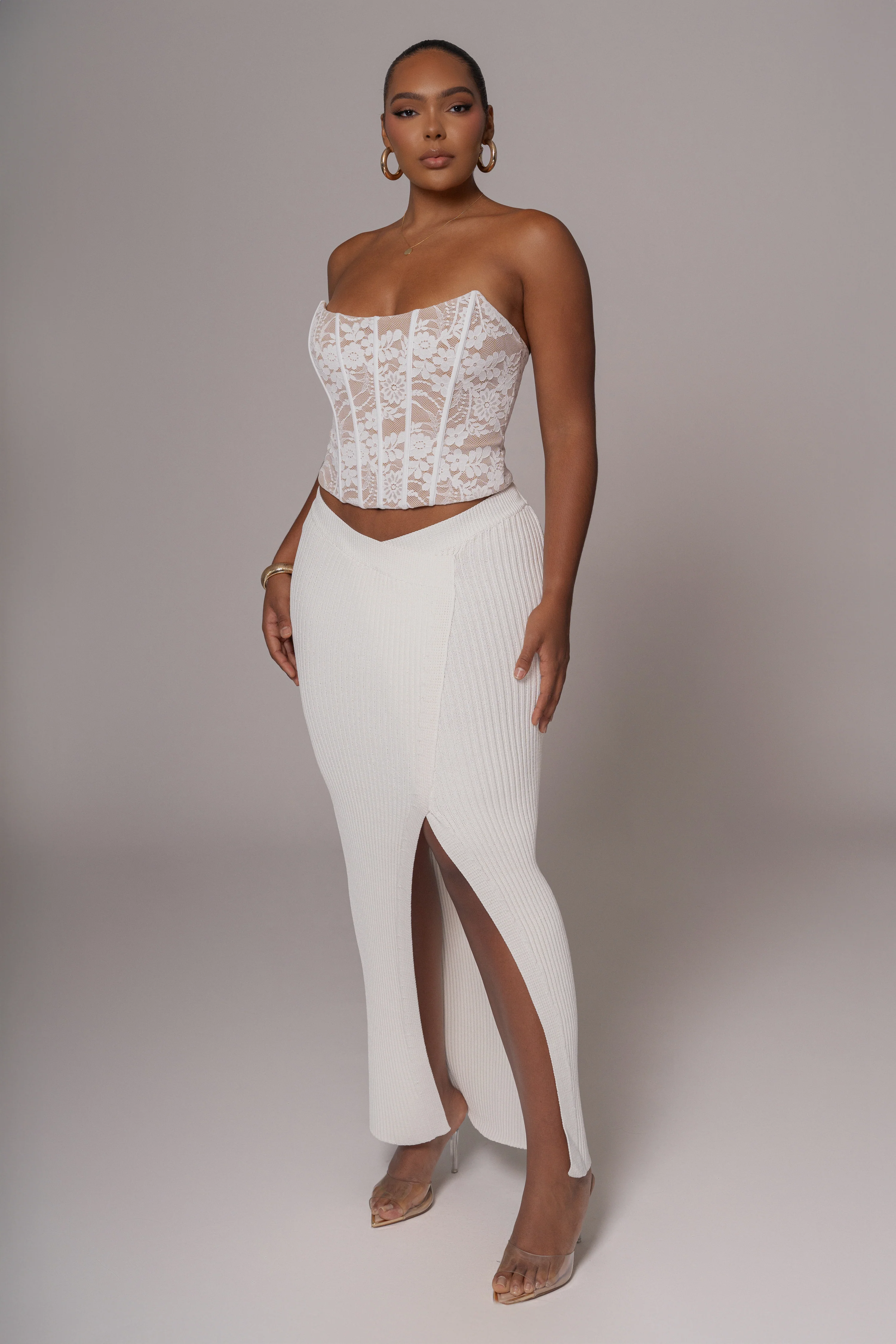 White Rosemere Lace Top - Image 3