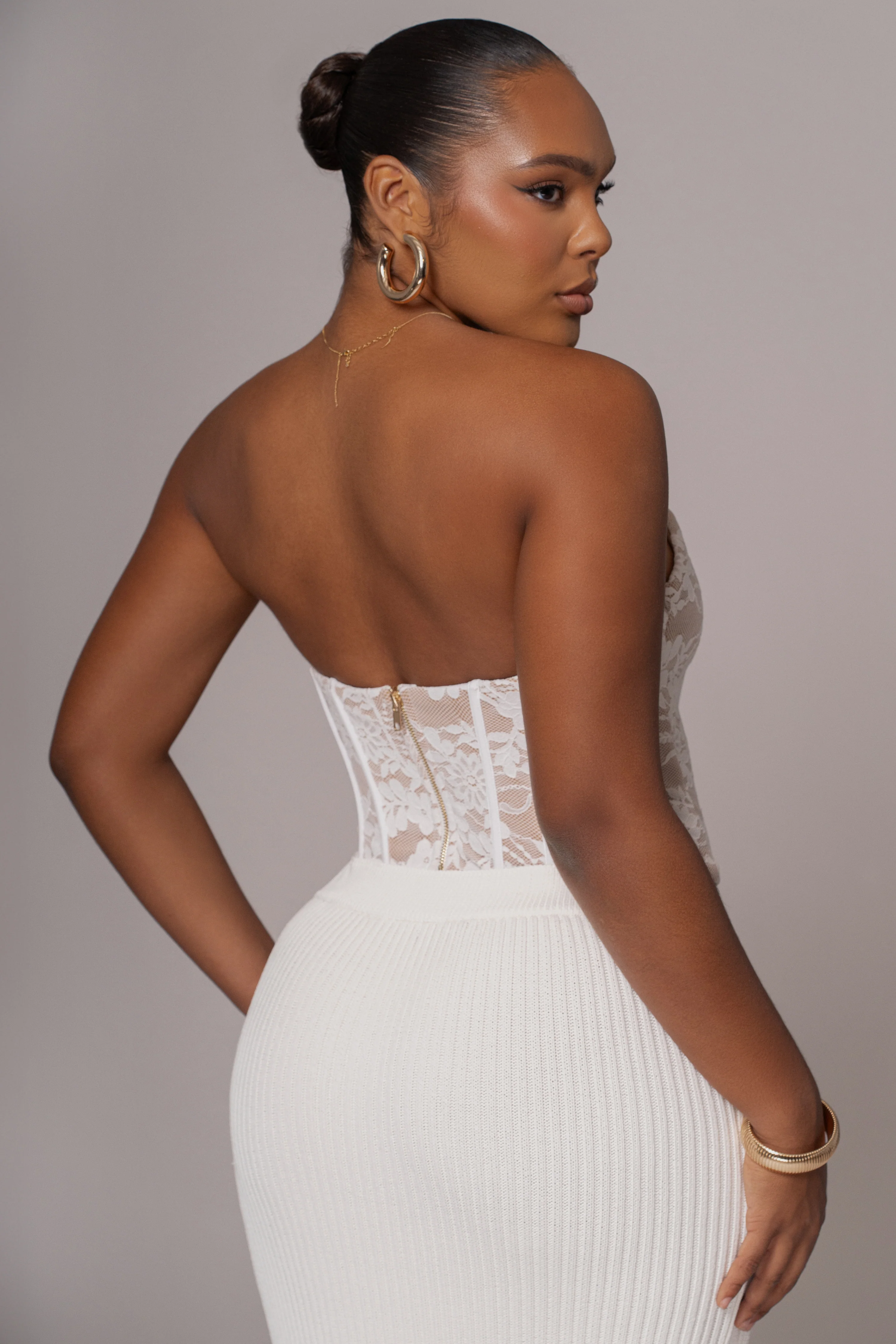 White Rosemere Lace Top - Image 7
