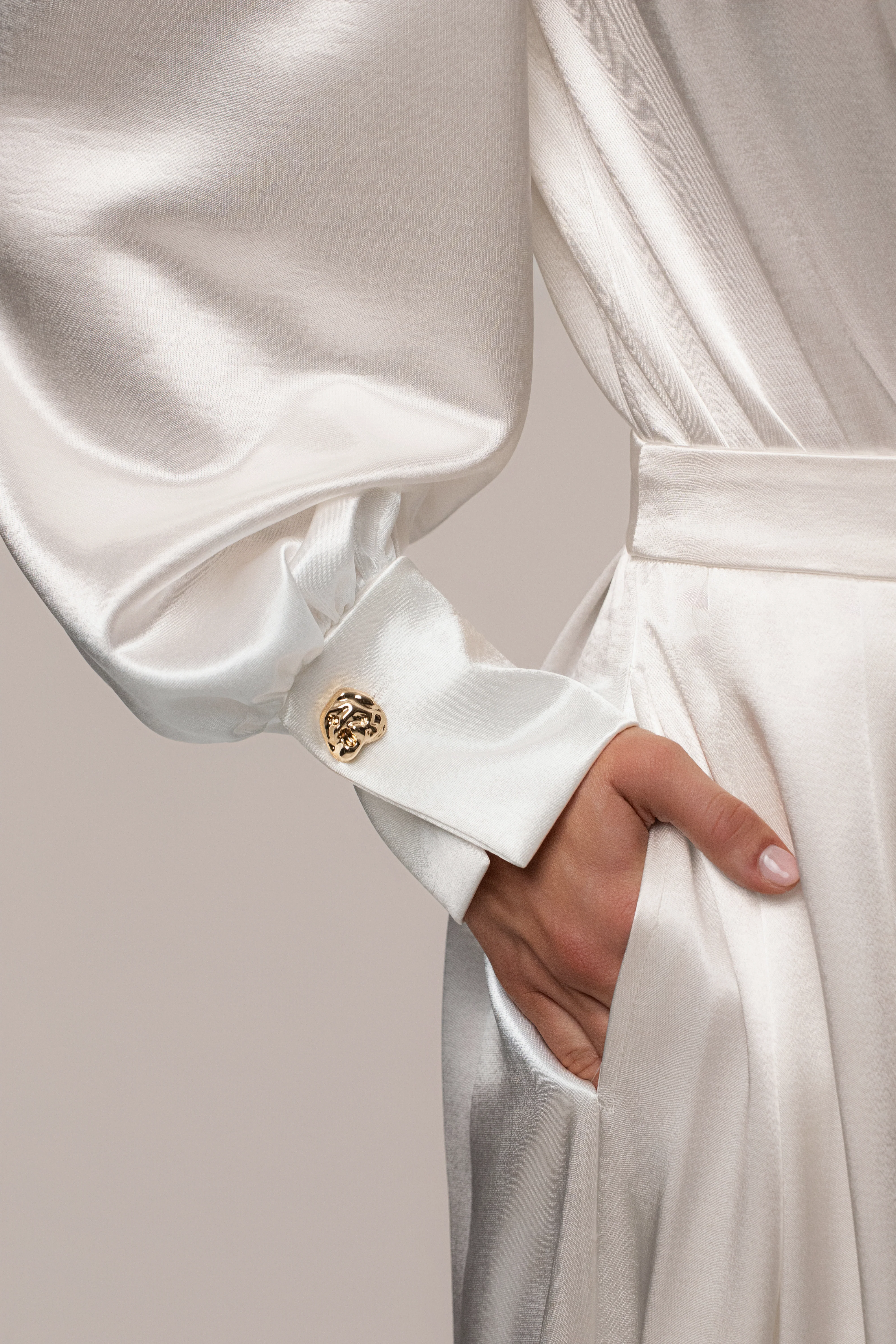 White Satin Radiance Bodysuit - Image 8