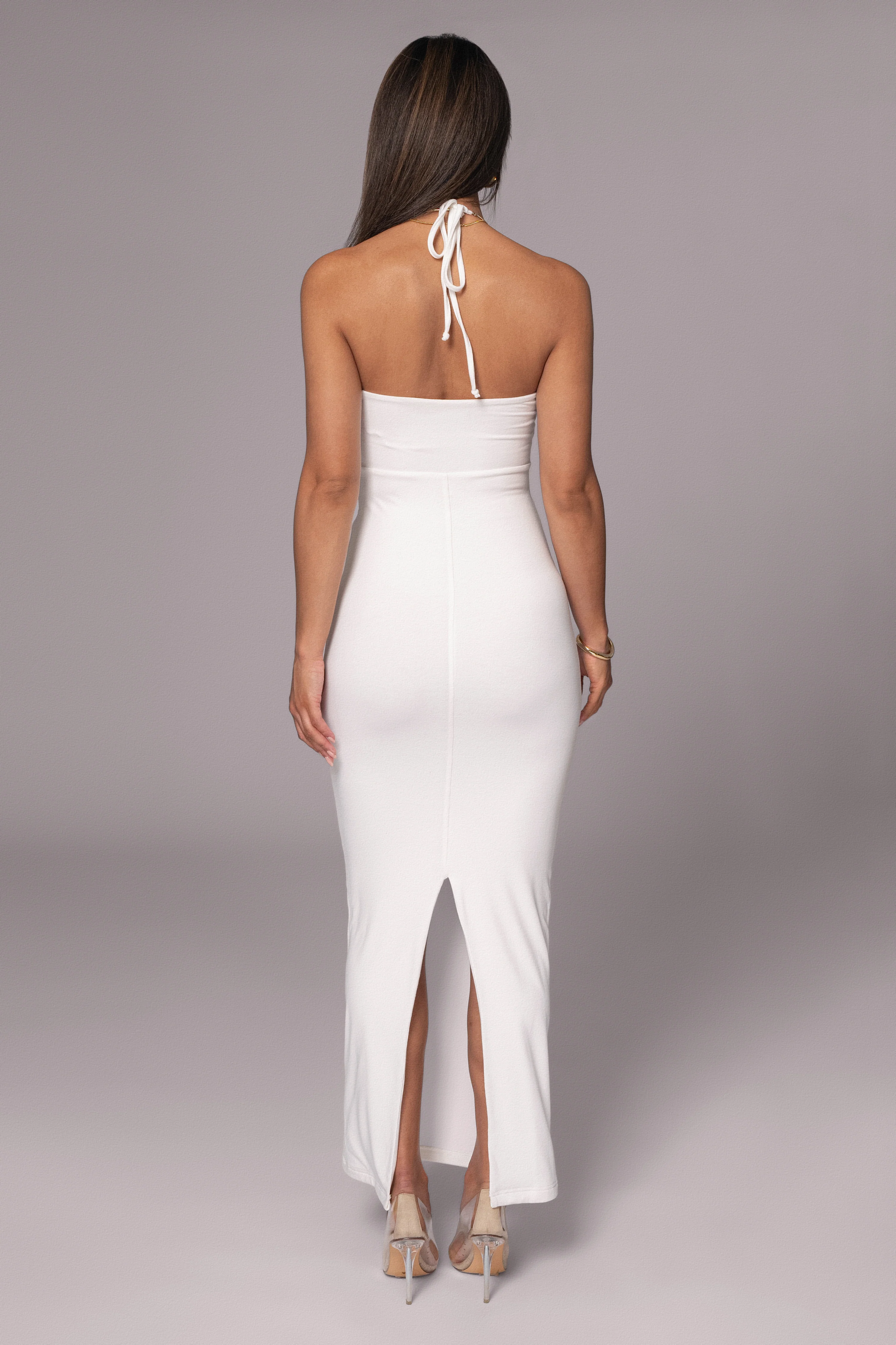 White Secret Bloom Maxi Dress - Image 5